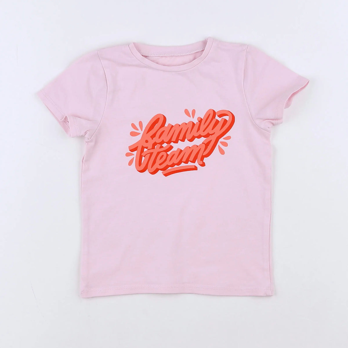 Vertbaudet - tee-shirt rose - 12 mois