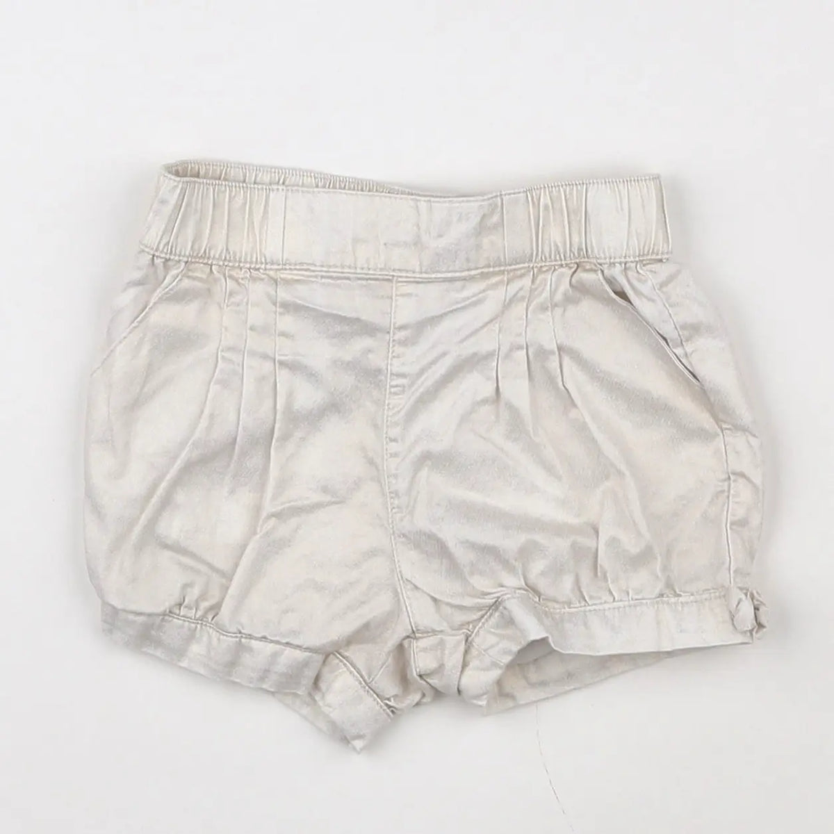 Vertbaudet - short beige - 12 mois