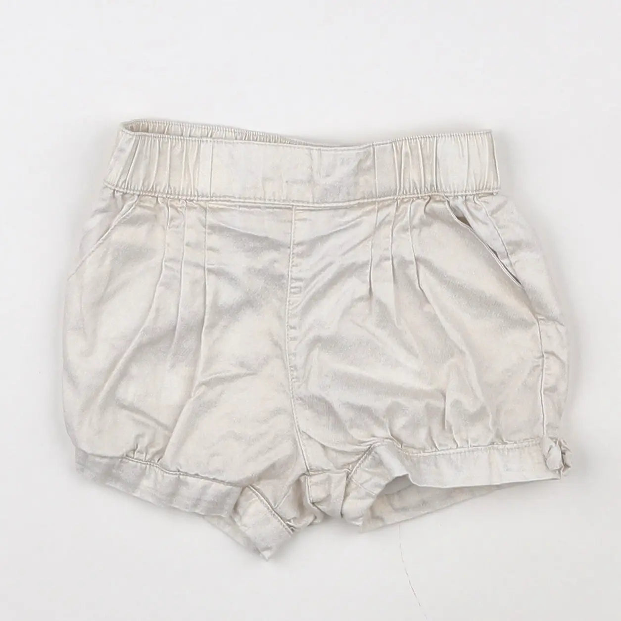 Vertbaudet - short beige - 12 mois