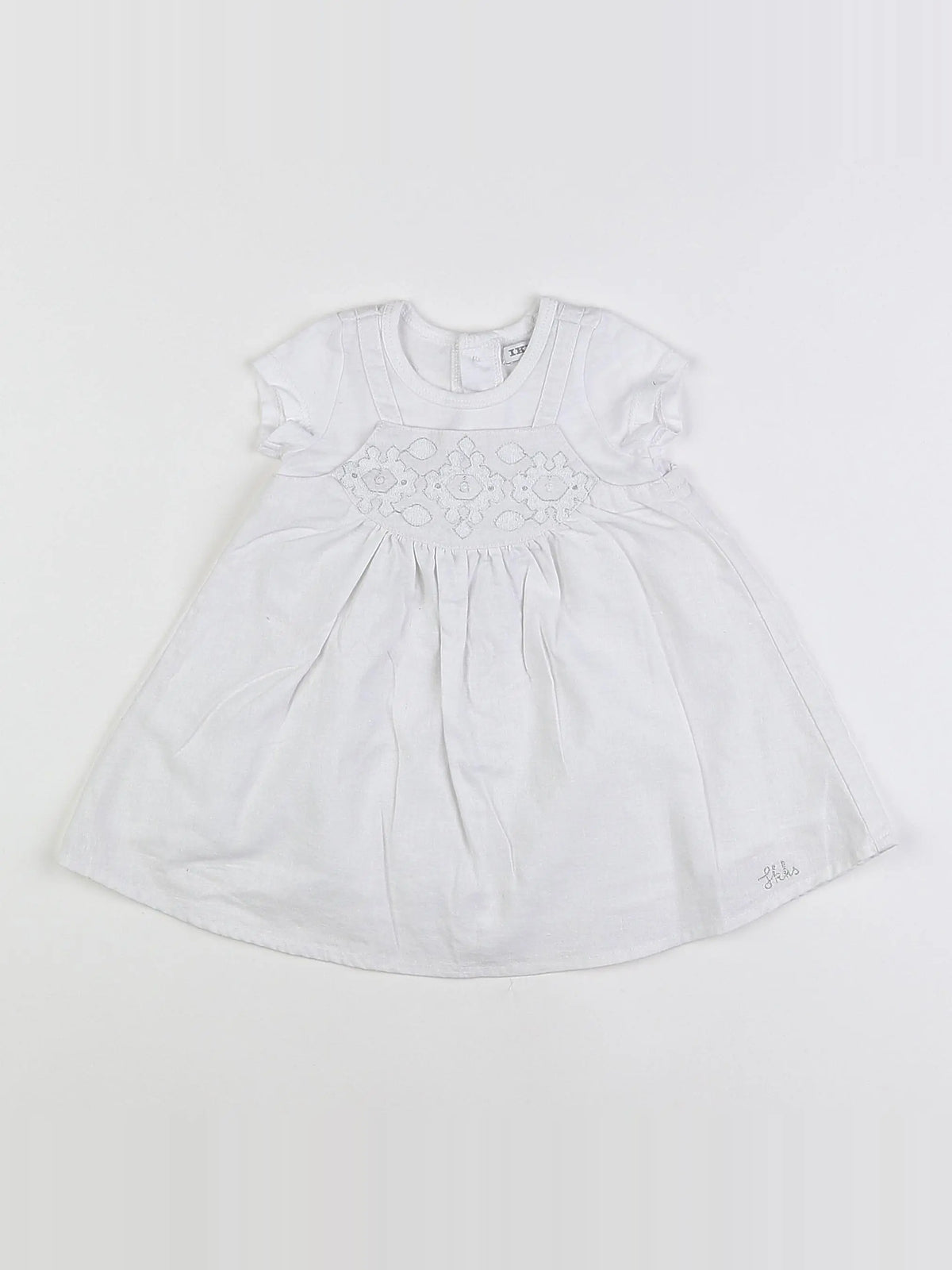 IKKS - robe blanc - 3 mois