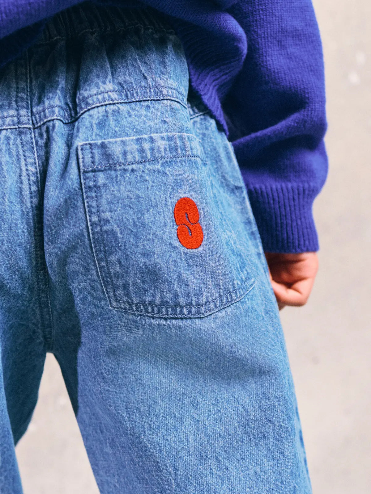 Le Pantalon en toile Denim