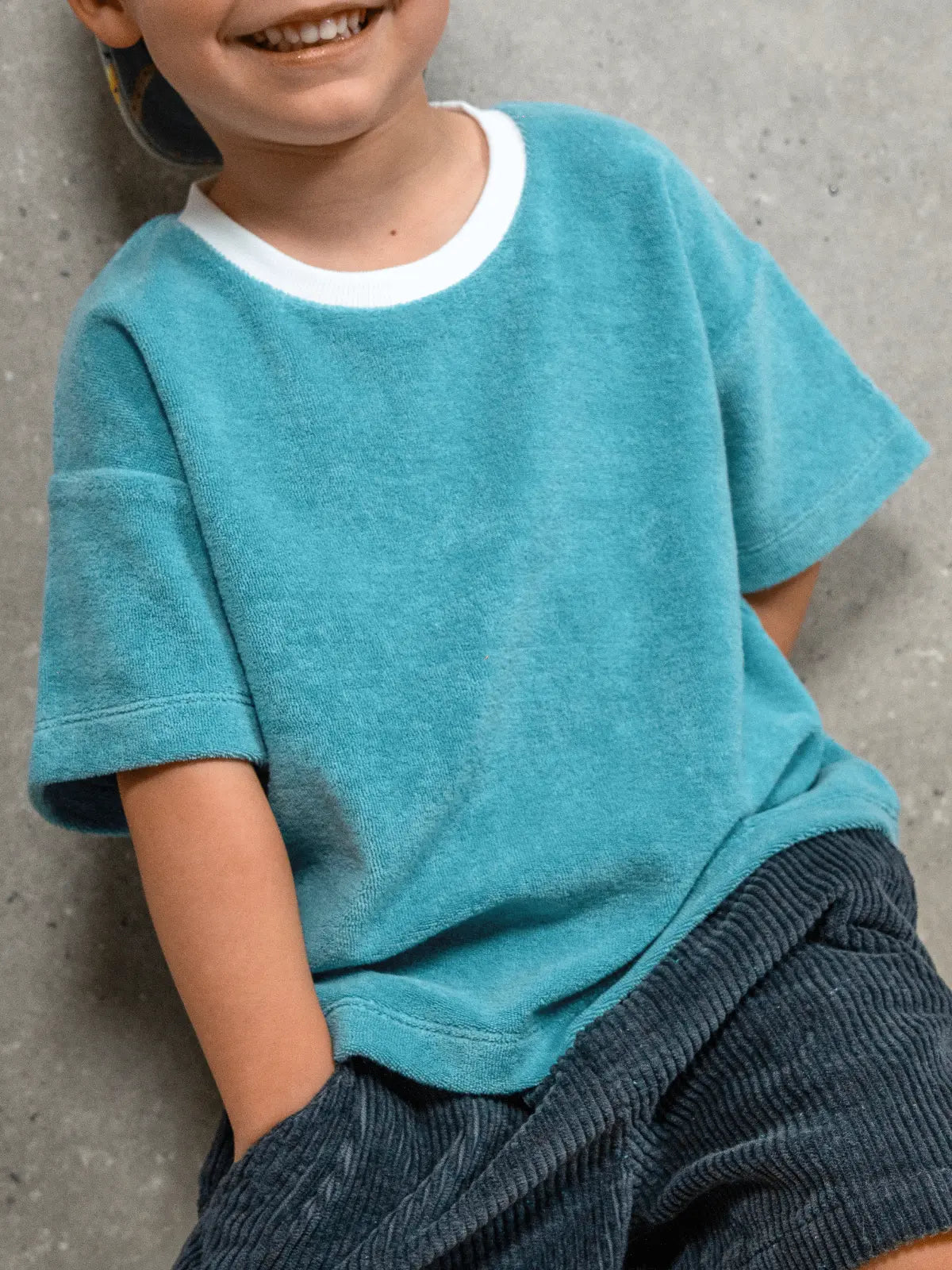 Le Tee-shirt éponge Bleu nuage