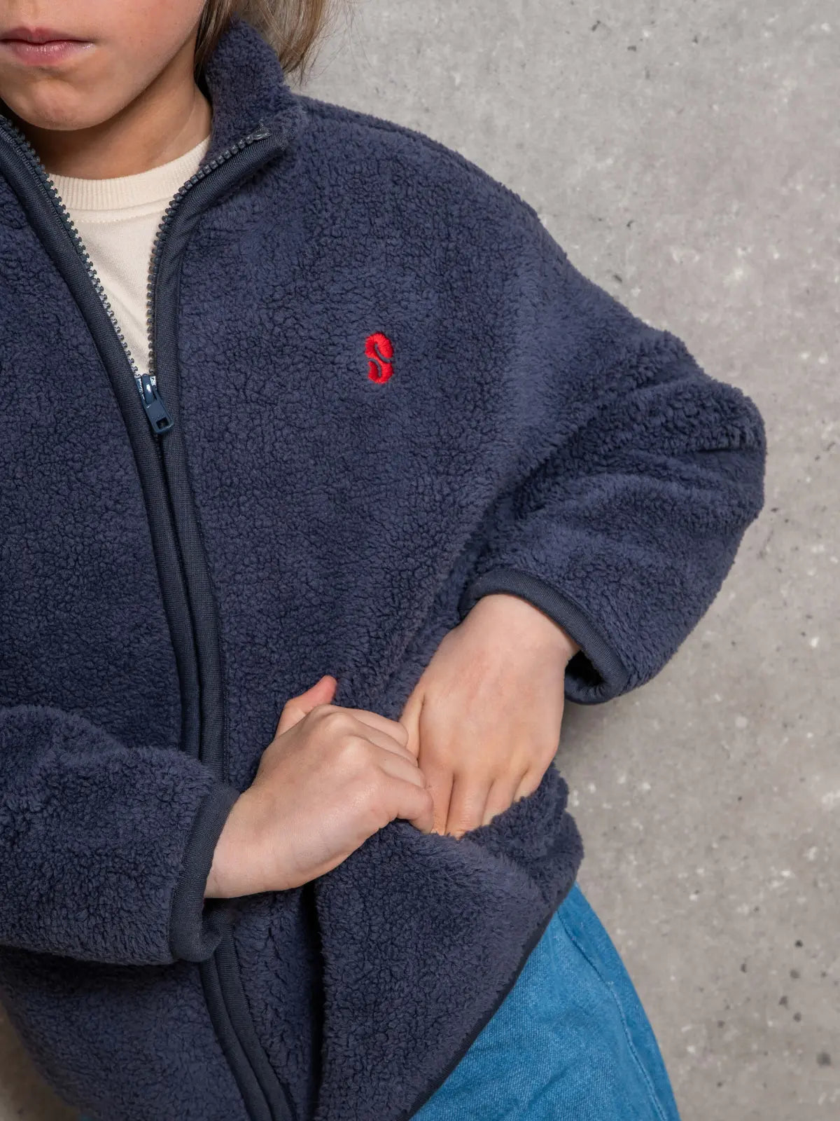 La Veste doudou Ardoise