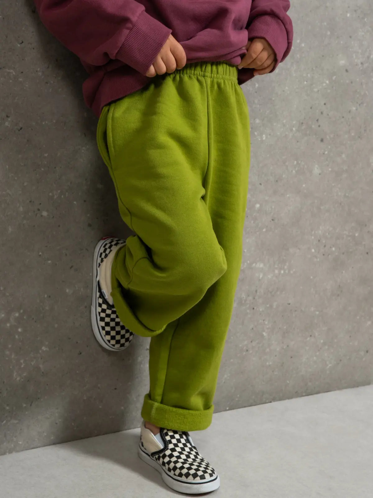 Le pantalon molleton Vert pistache