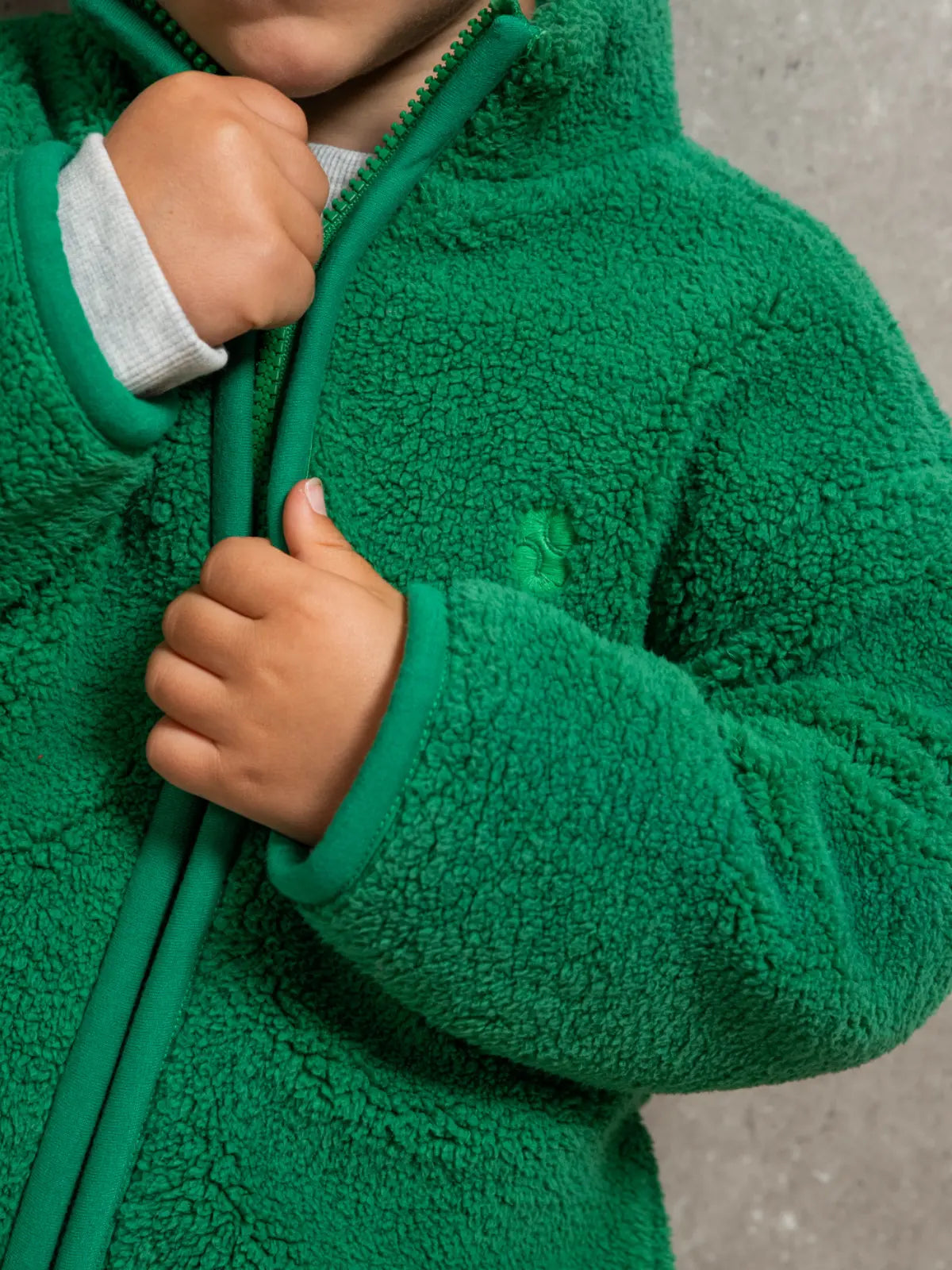 La veste doudou Vert gazon