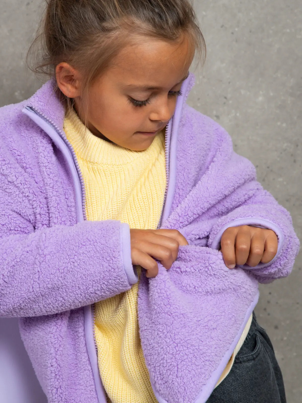 La veste doudou Lilas