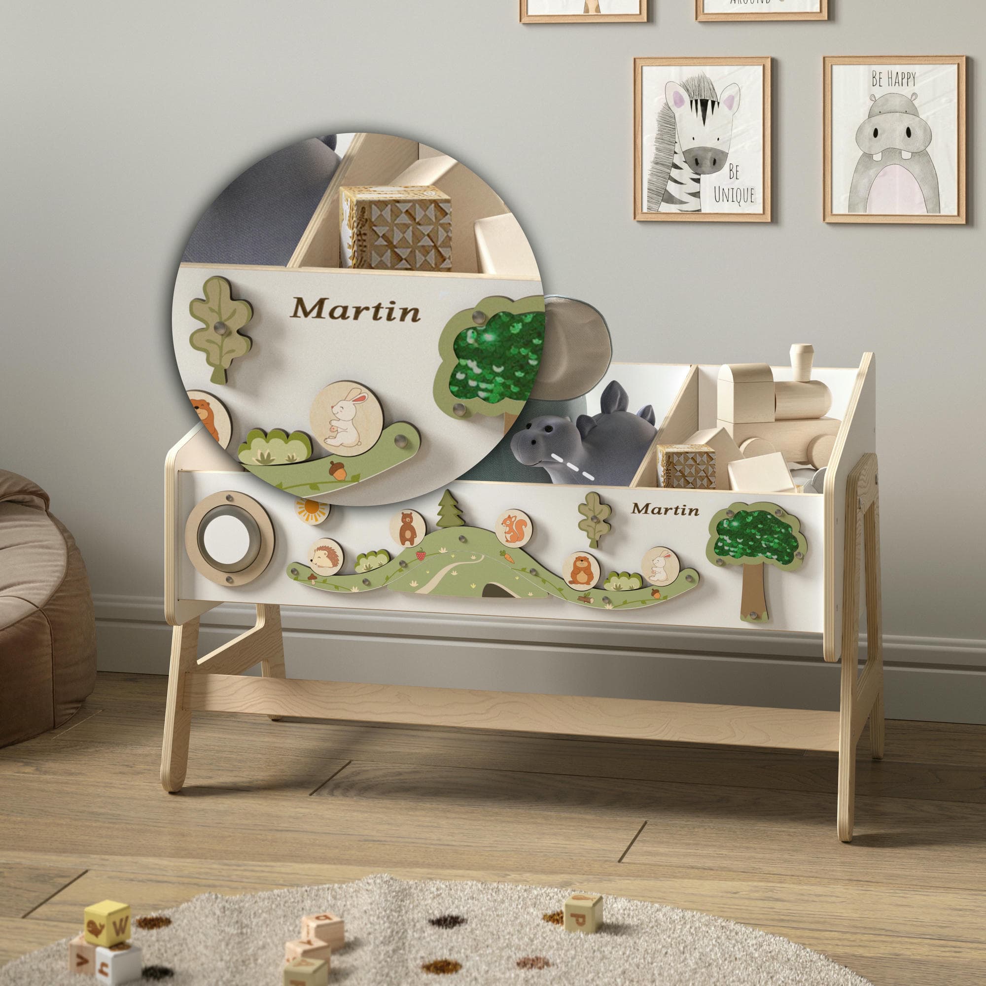 Étagère à jouets / Table LILU