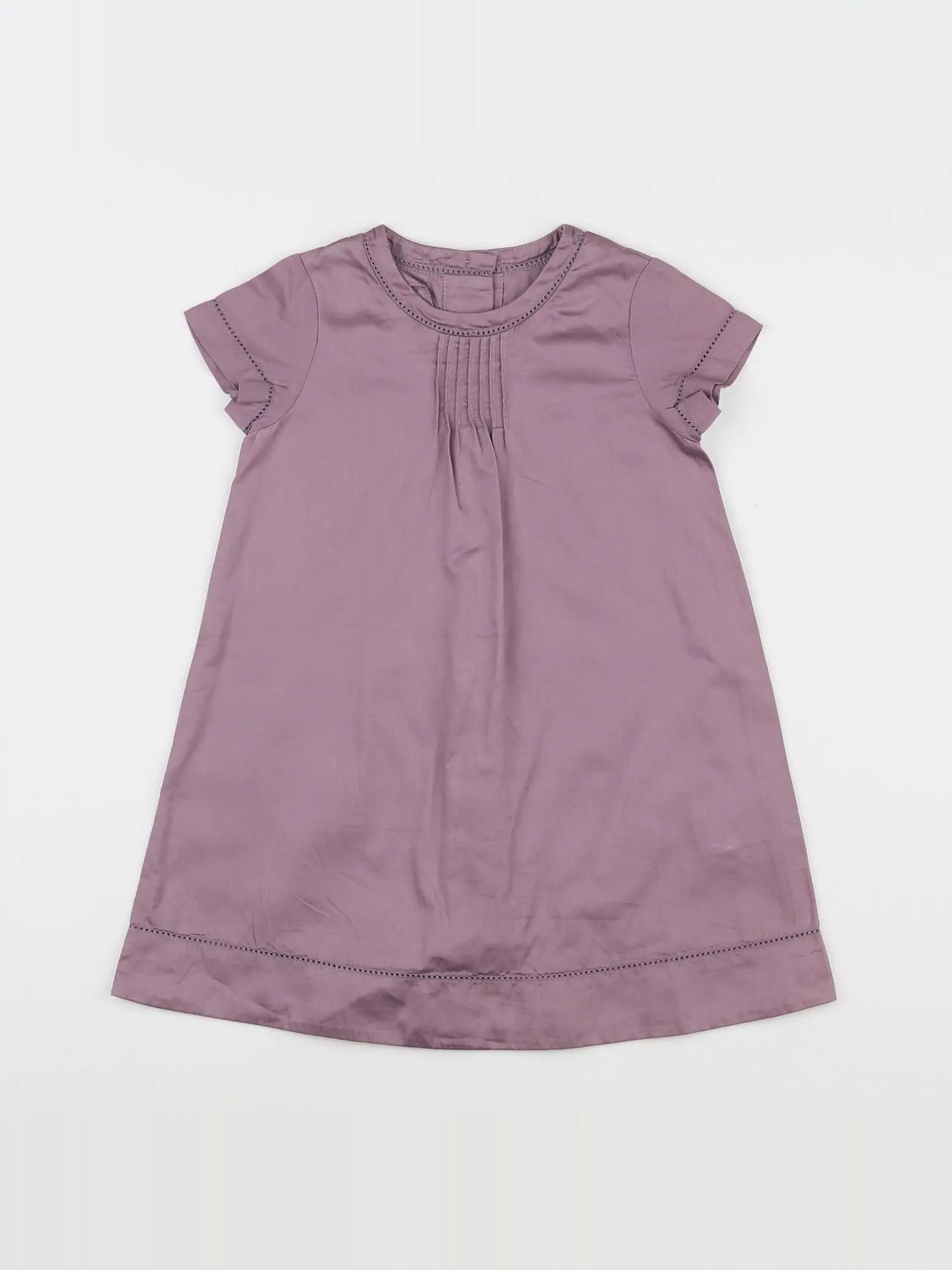 Cyrillus - robe violet - 12 mois