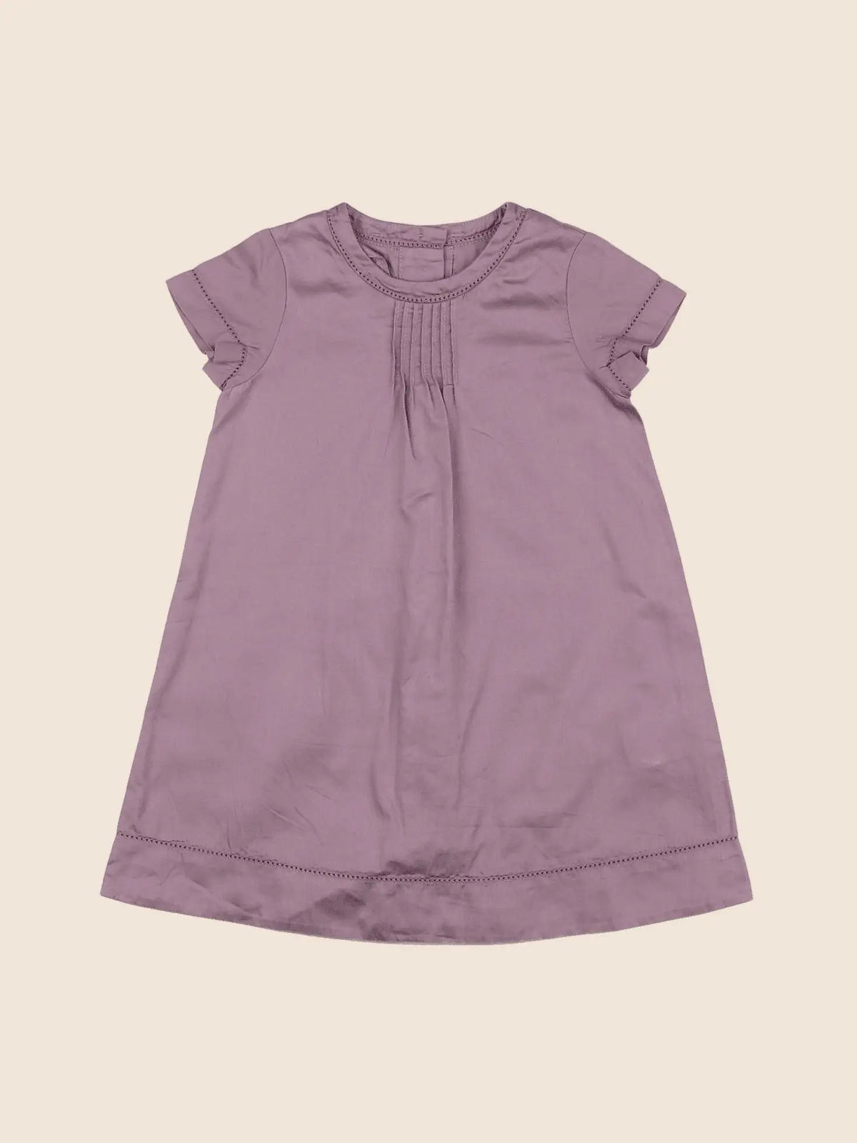 Cyrillus - robe violet - 12 mois