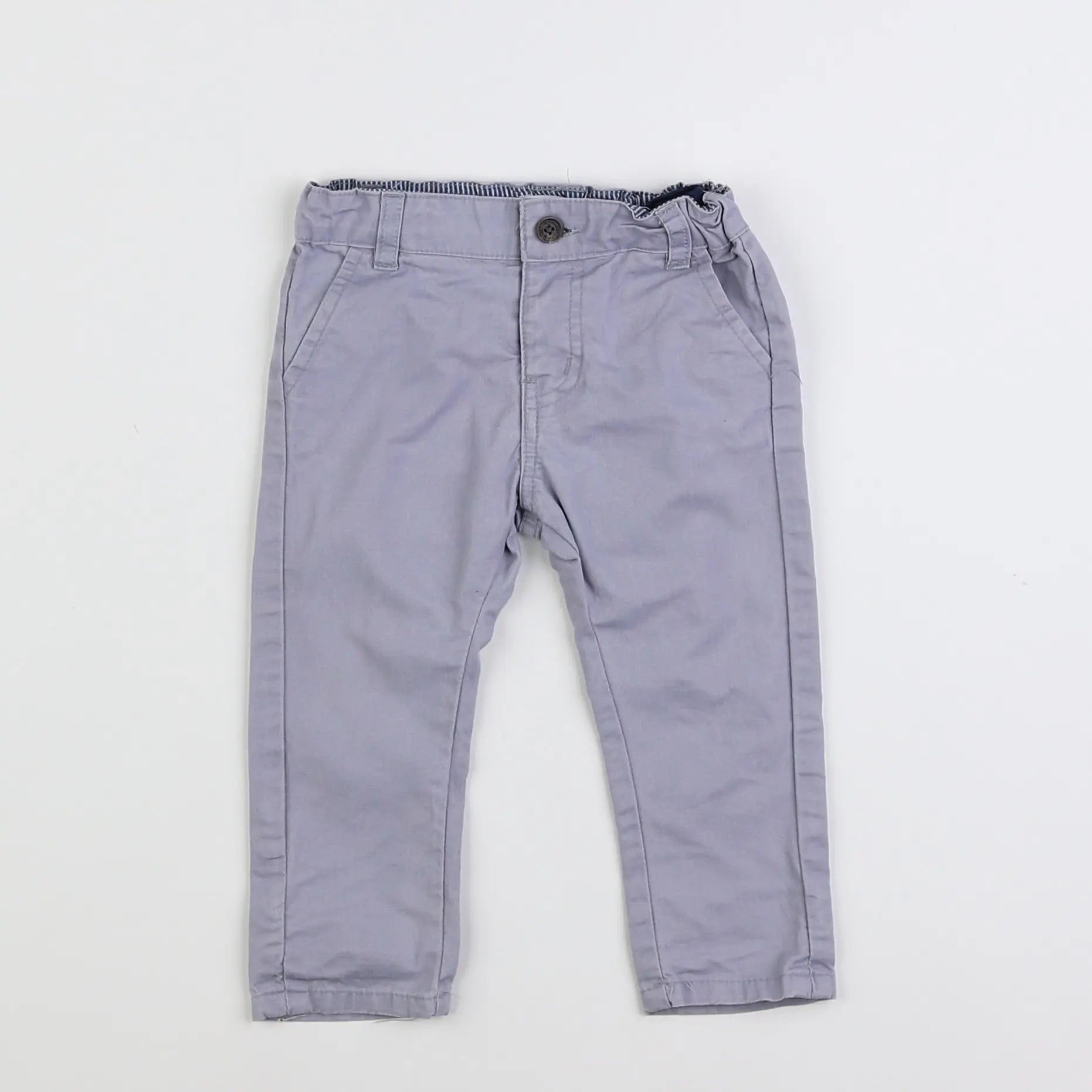 Vertbaudet - pantalon gris - 3/6 mois