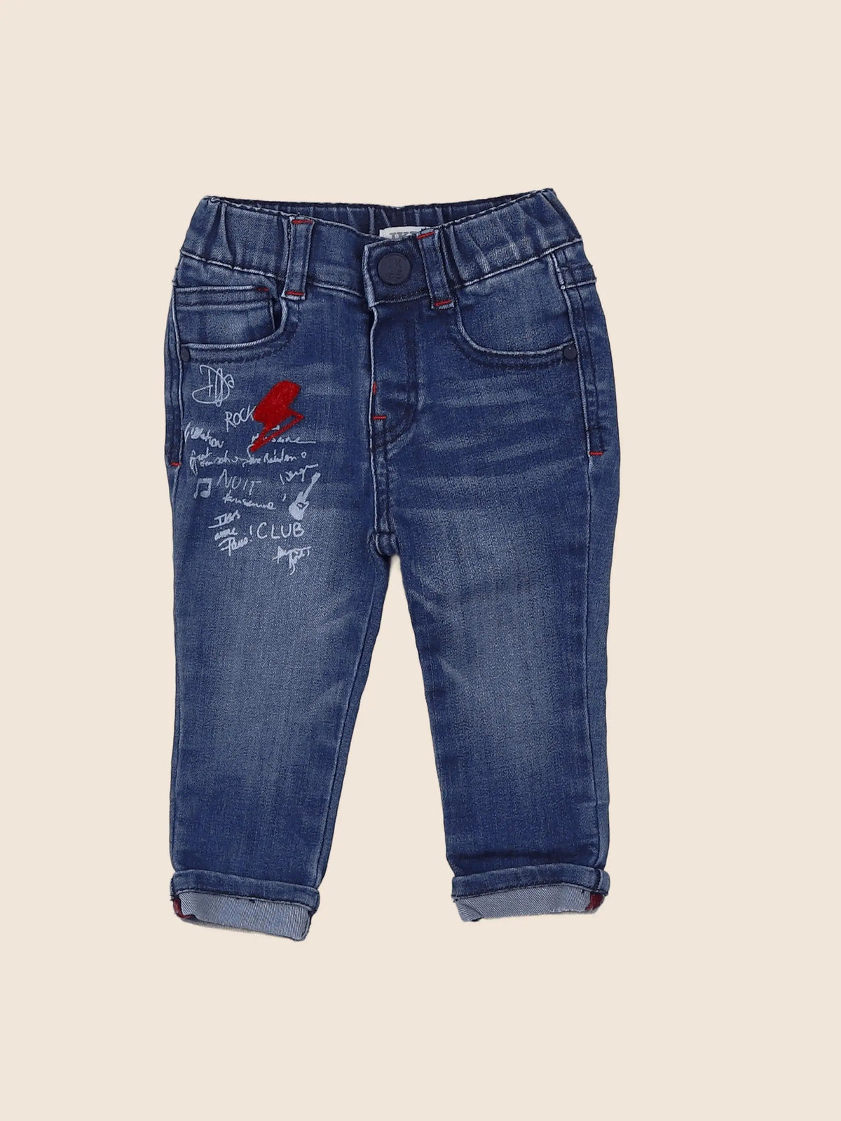 IKKS - jean bleu - 6 mois