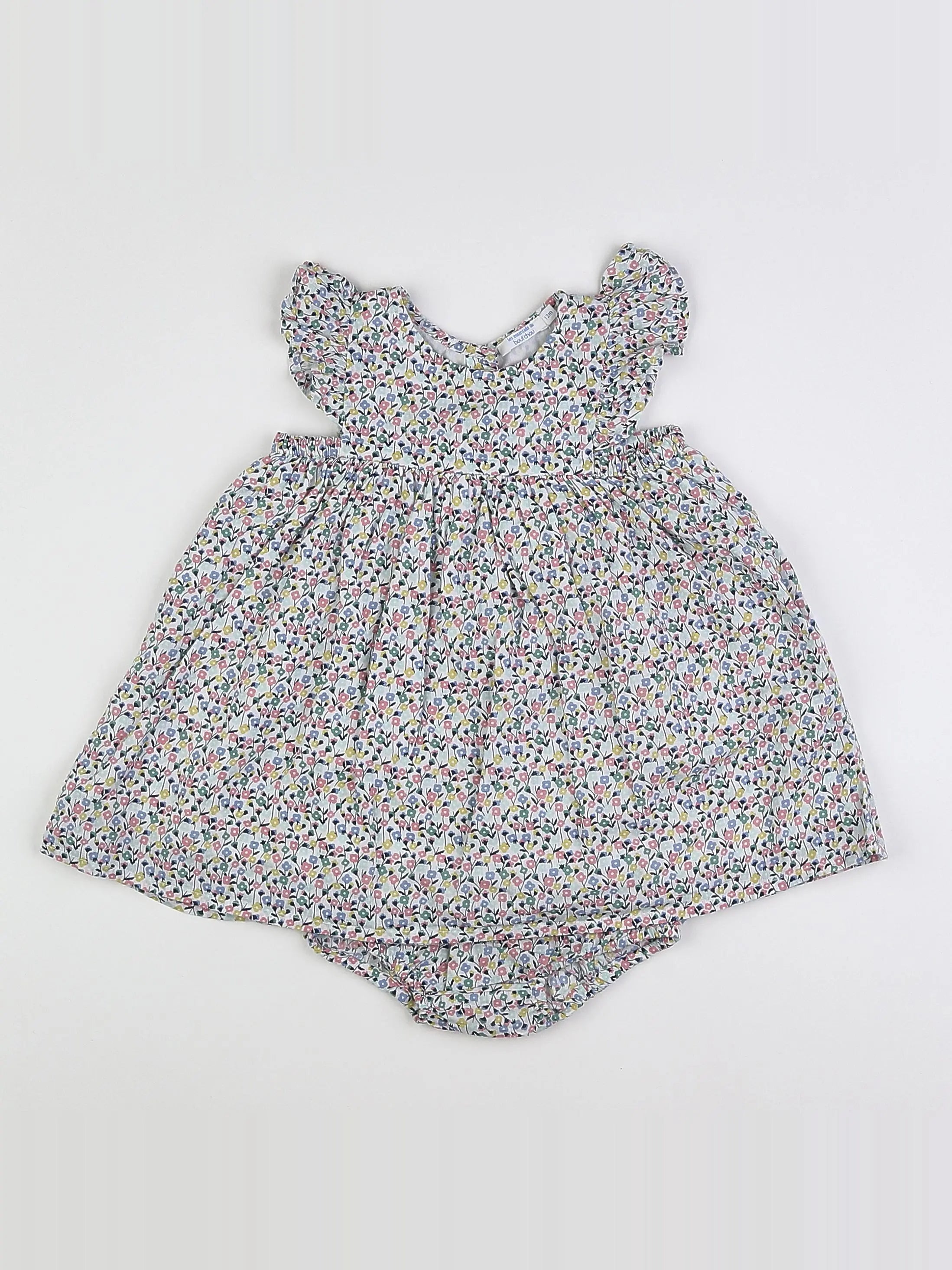 Boutchou - robe multicolore - 12 mois