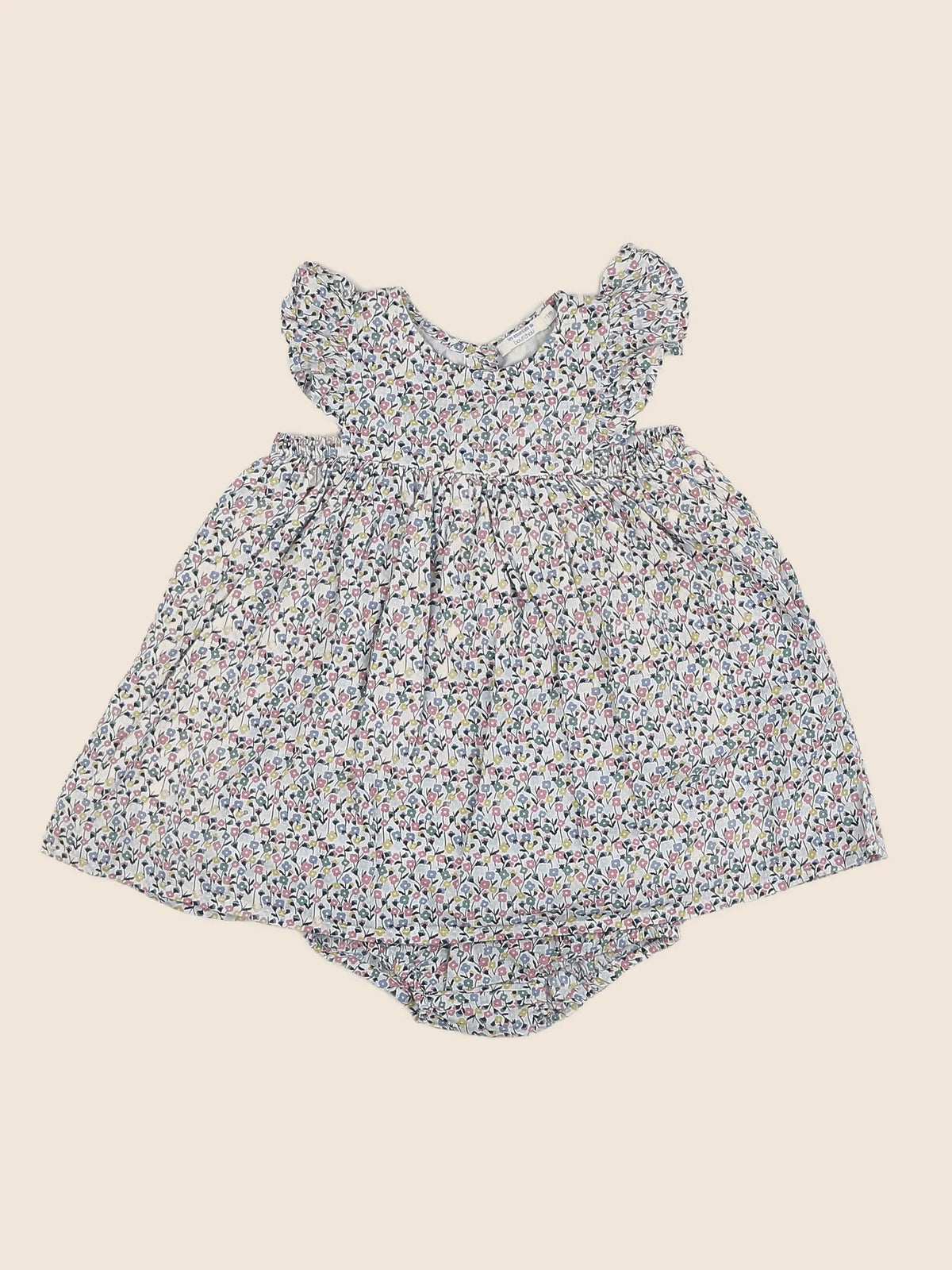 Boutchou - robe multicolore - 12 mois