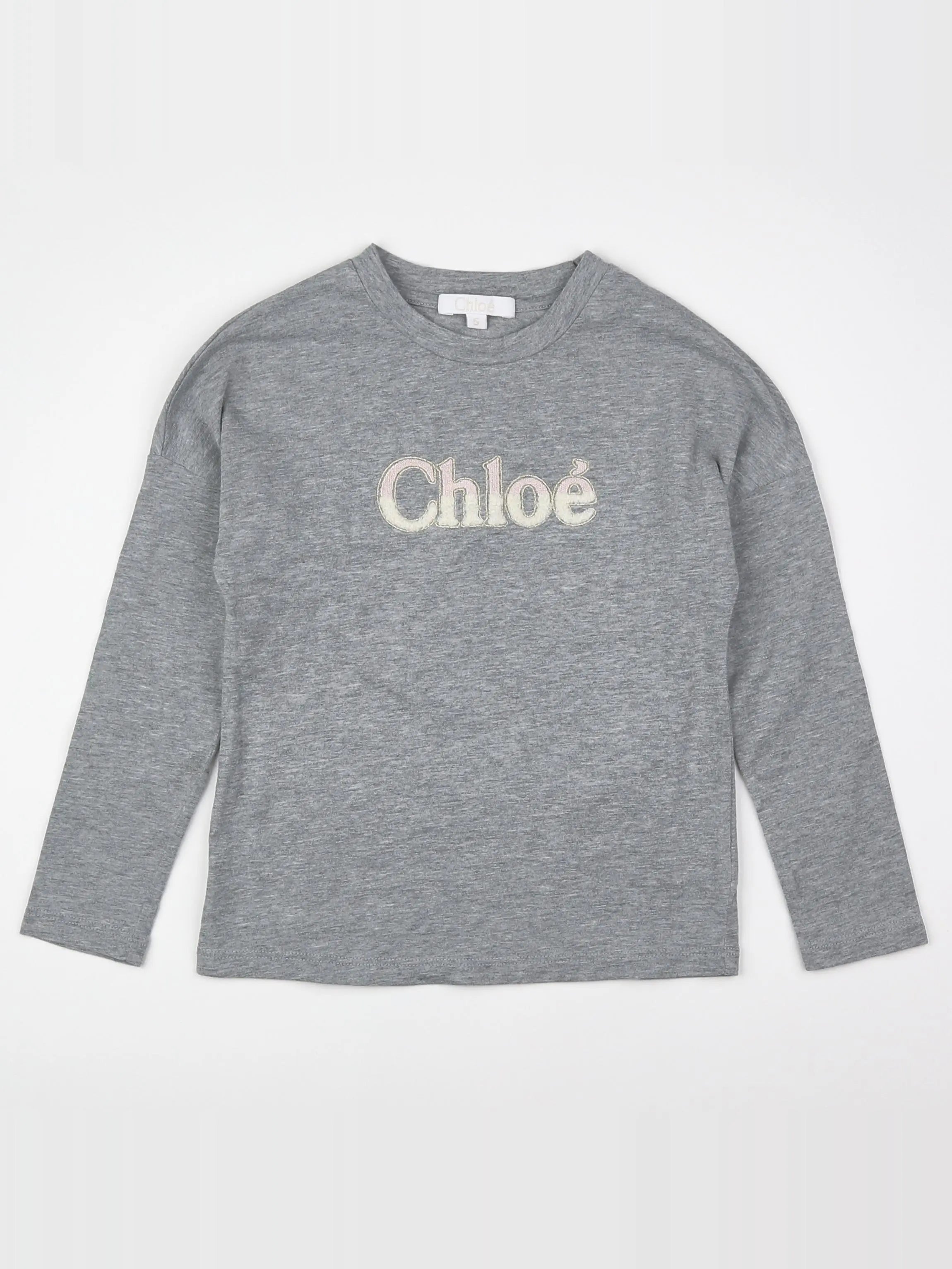 Chloé - tee-shirt gris - 6 ans