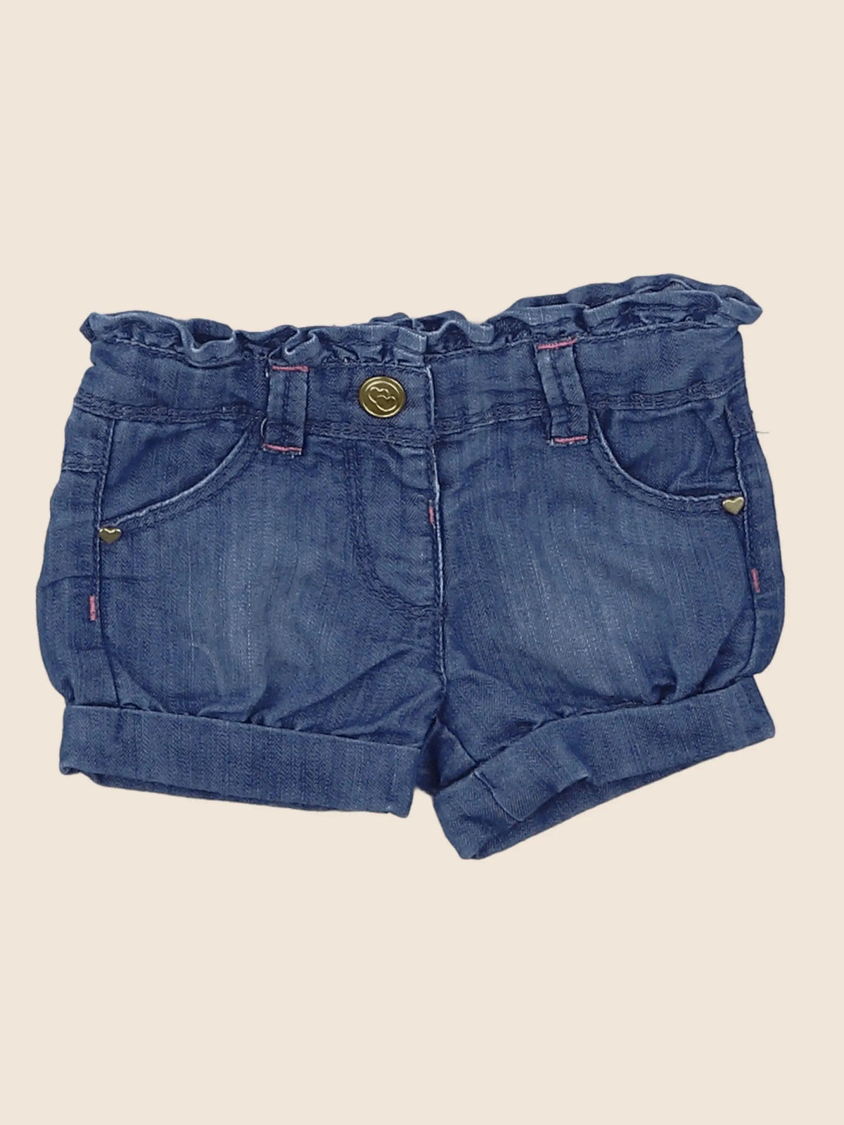 Tape à l'oeil - short bleu - 3 mois
