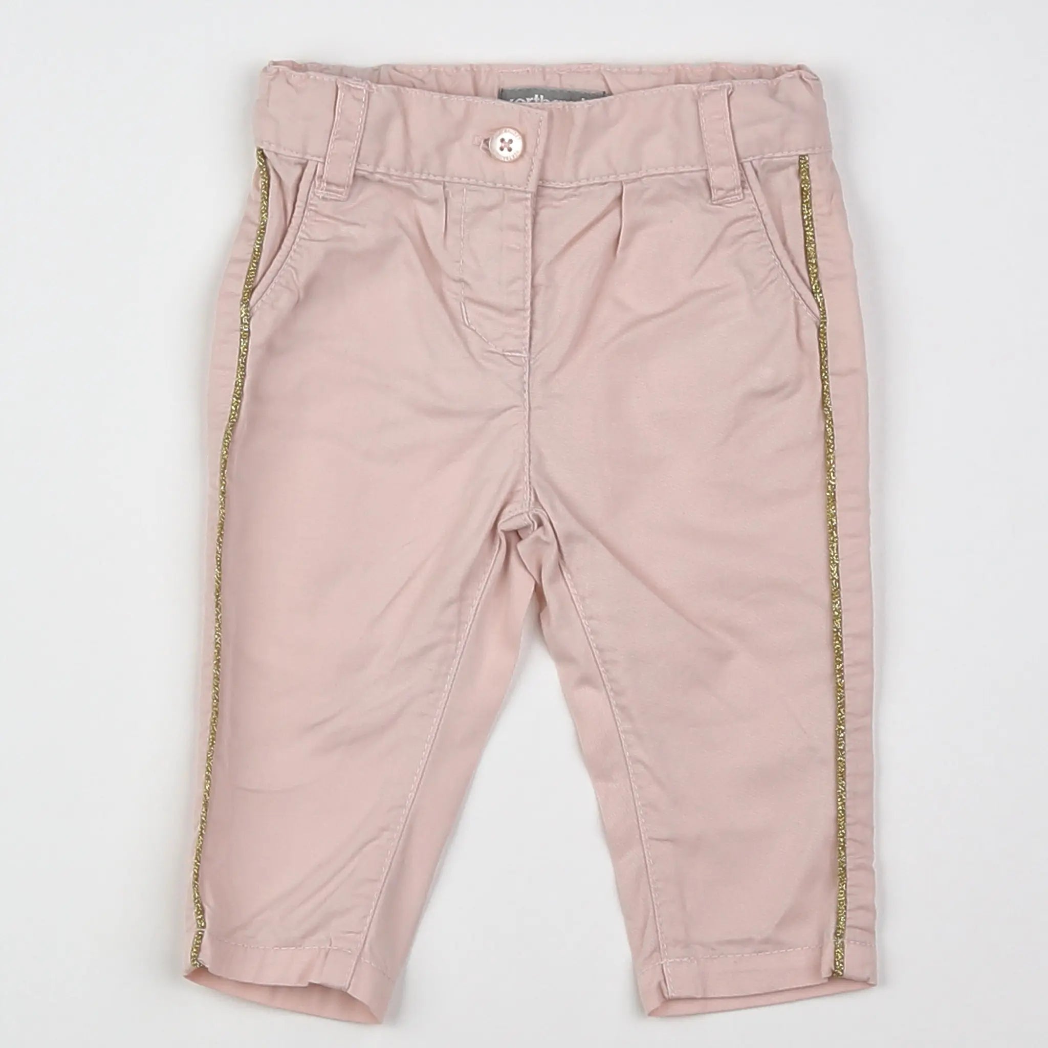 Vertbaudet - pantalon rose - 3 mois