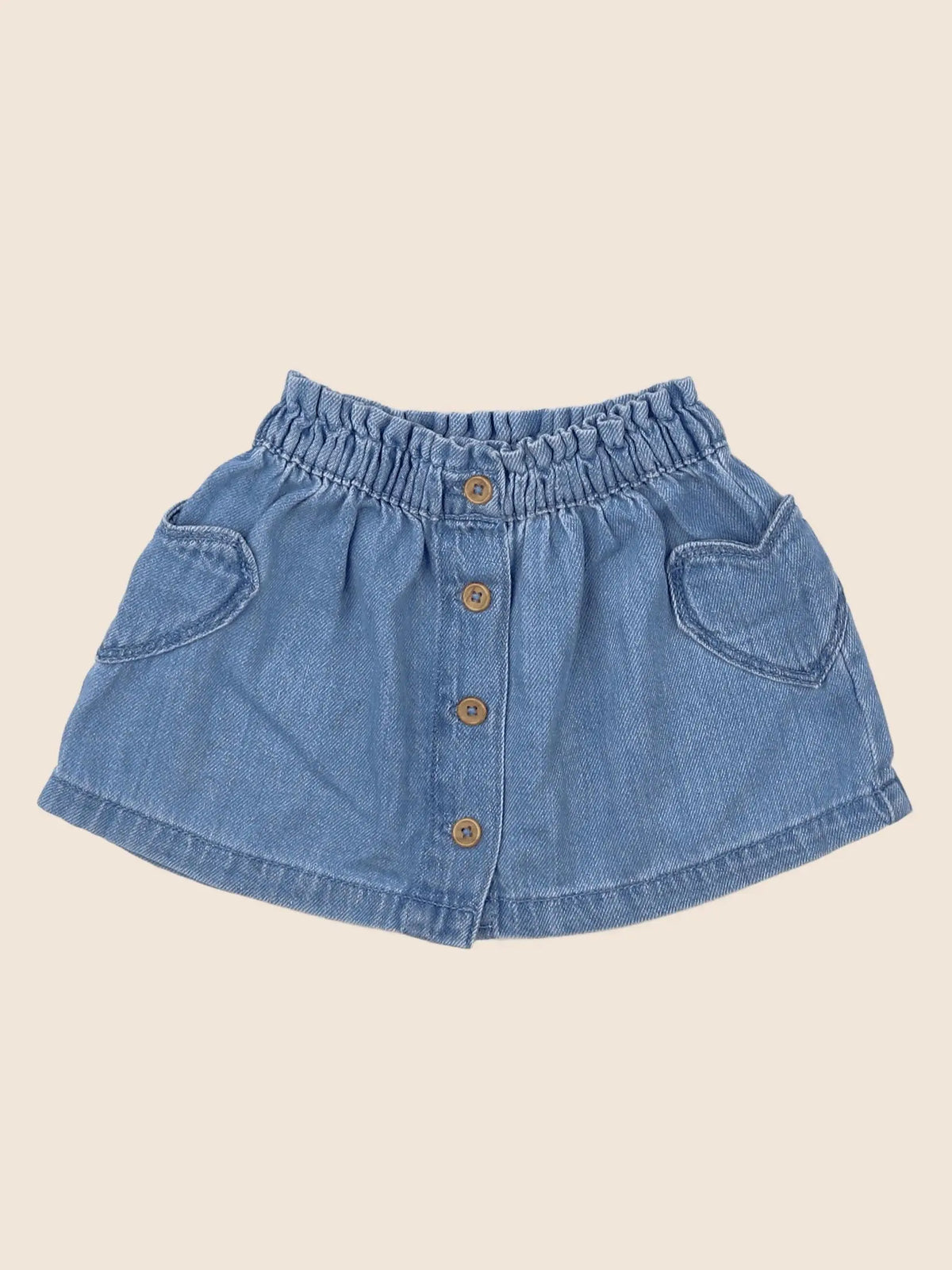 Vertbaudet - jupe bleu - 12 mois