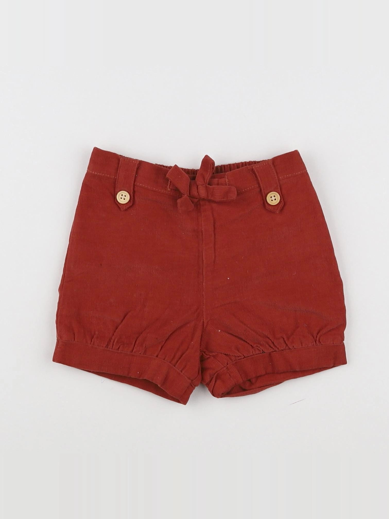 Cyrillus - short marron - 12 mois