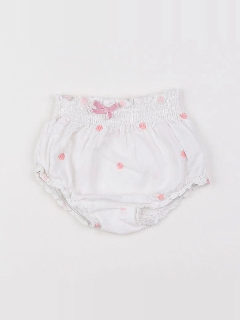 Sfera - bloomer blanc, rose - 1/3 mois