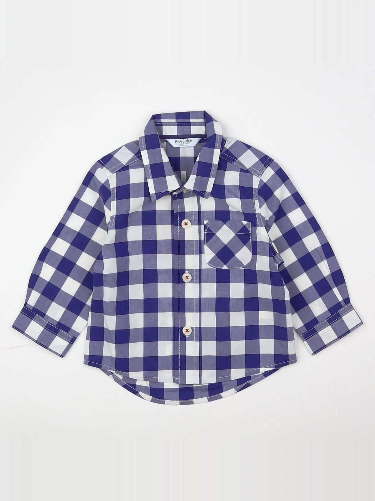Baby Boden - chemise blanc - 3/6 mois