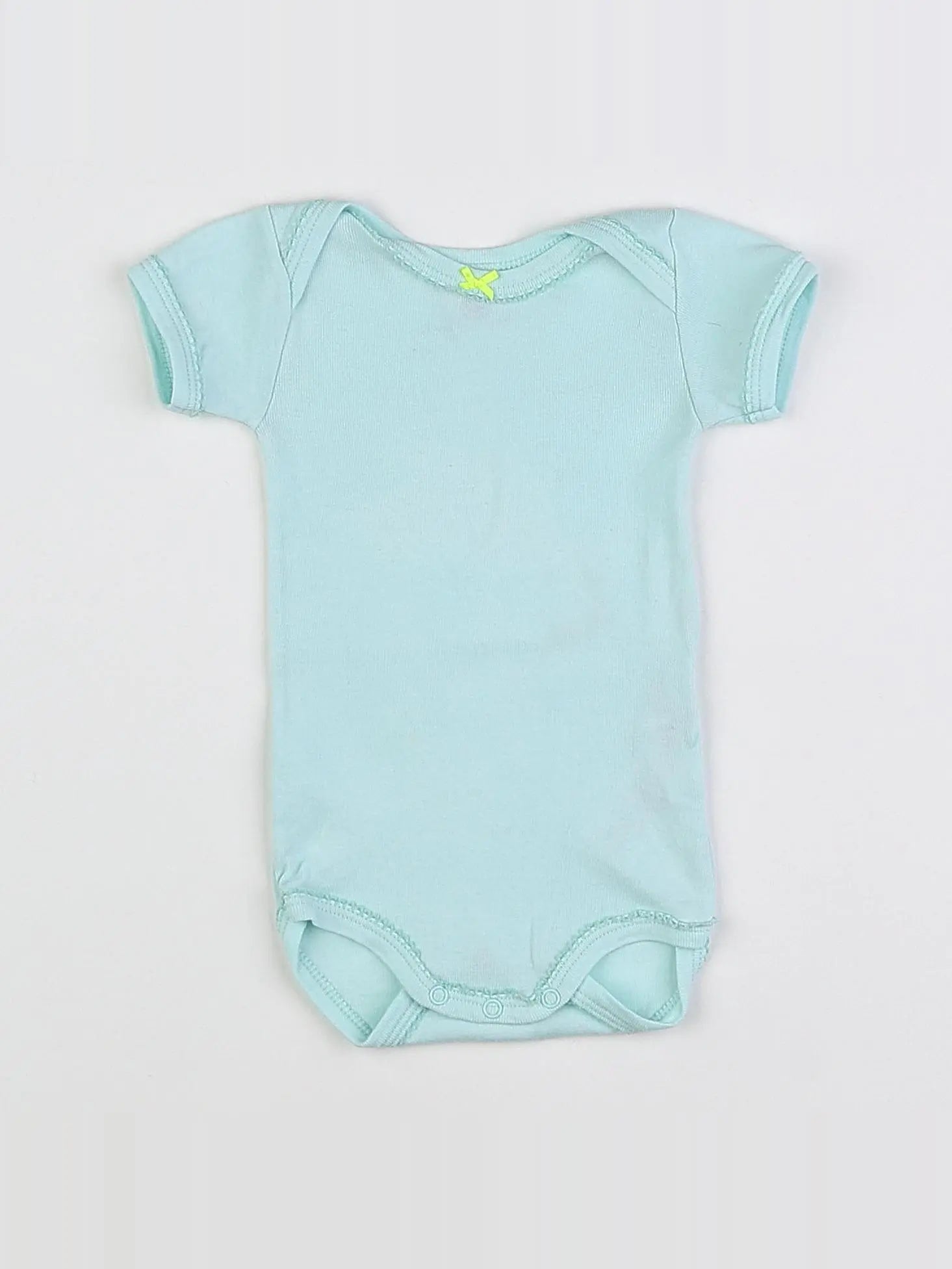 Petit Bateau - body bleu - 3 mois