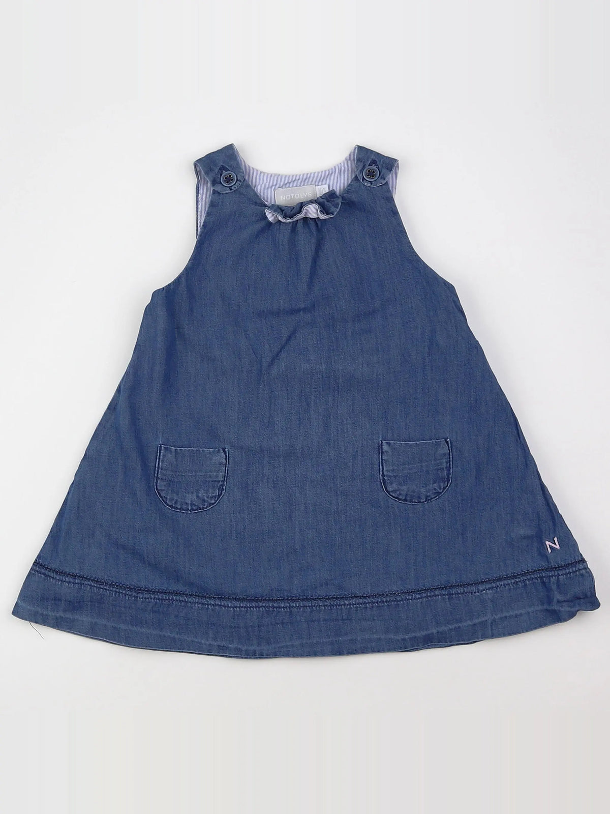 Natalys - robe bleu - 9 mois