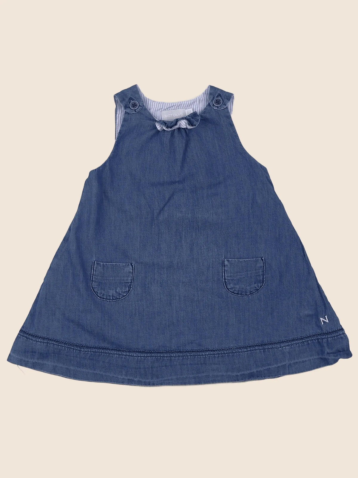 Natalys - robe bleu - 9 mois