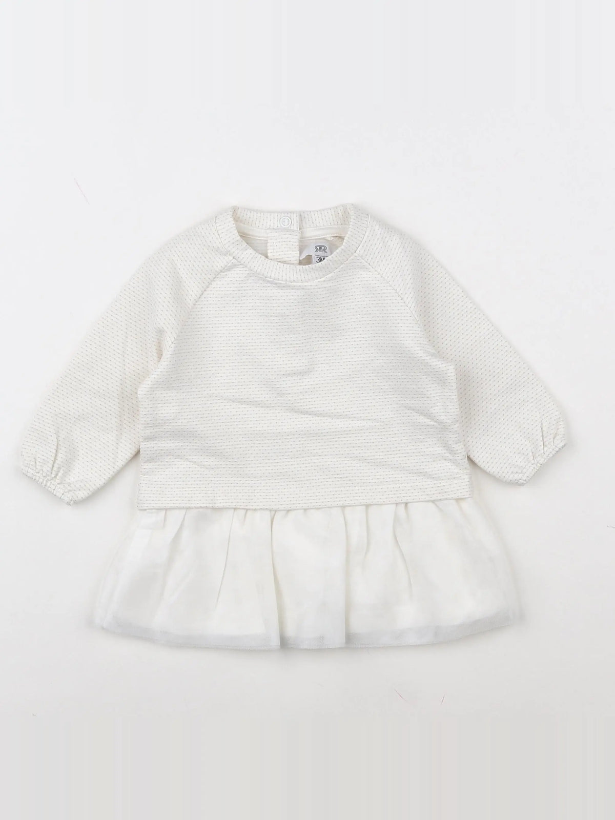La Redoute - robe blanc - 3 mois