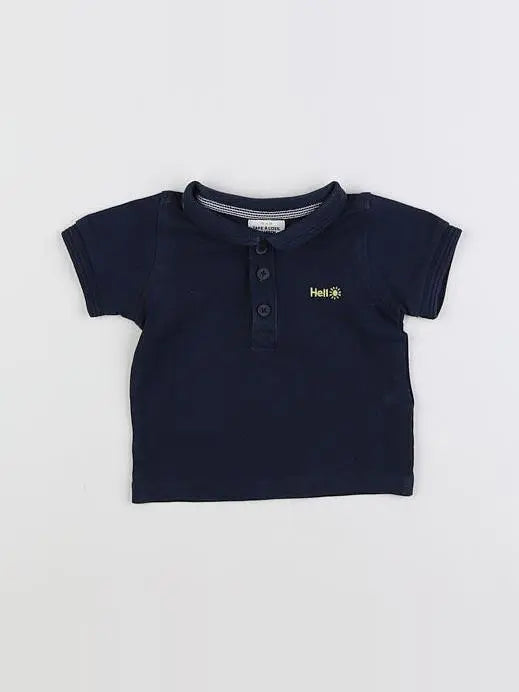 Tape à l'oeil - polo bleu, jaune - 3 mois