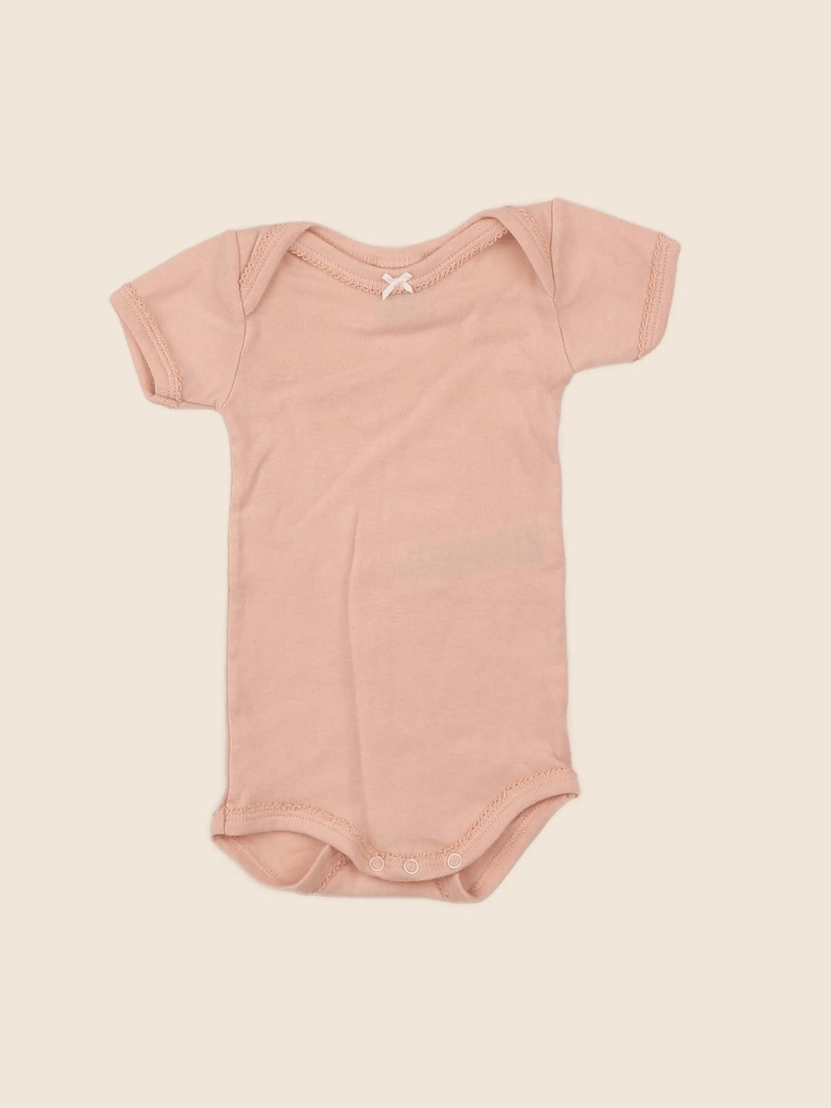 Petit Bateau - body rose - 3 mois