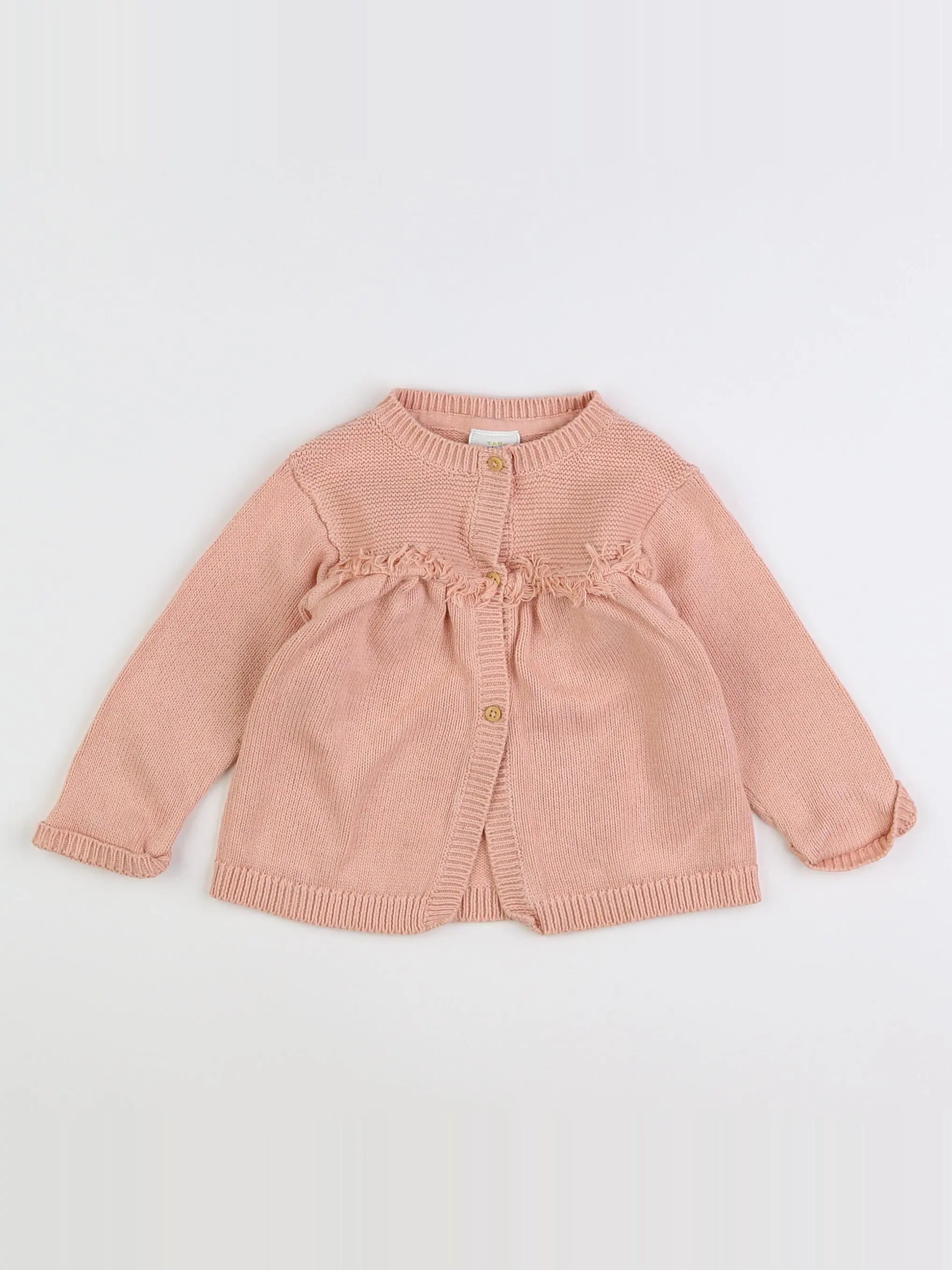 Tape à l'oeil - gilet rose - 9 mois
