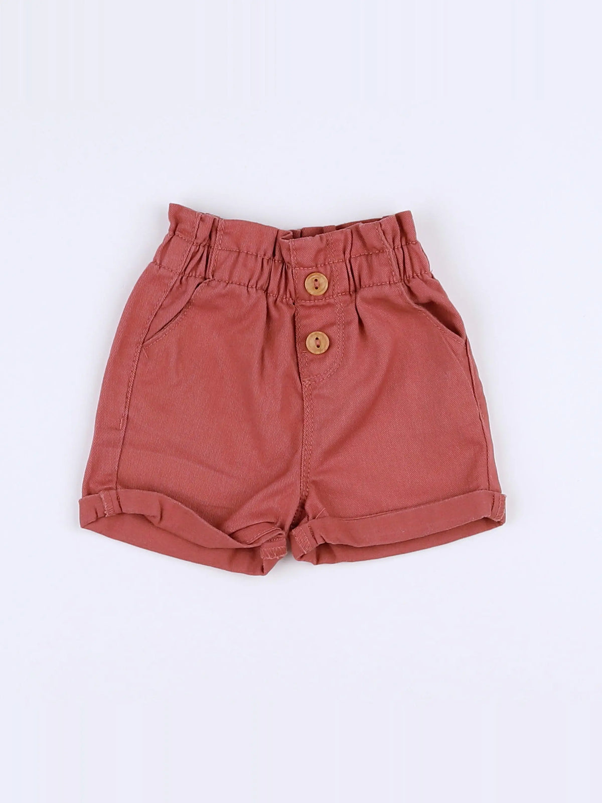 Vertbaudet - short marron - 3 mois