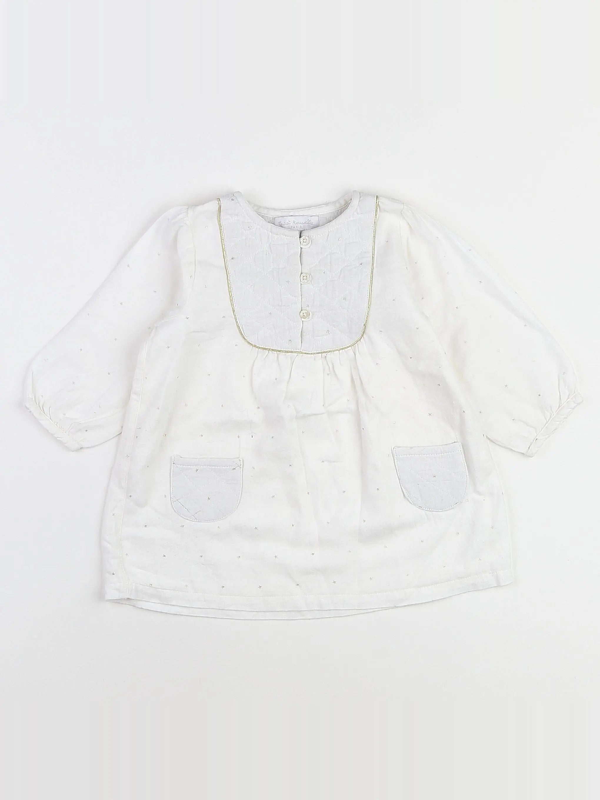 Cadet Rousselle - robe blanc - 12 mois