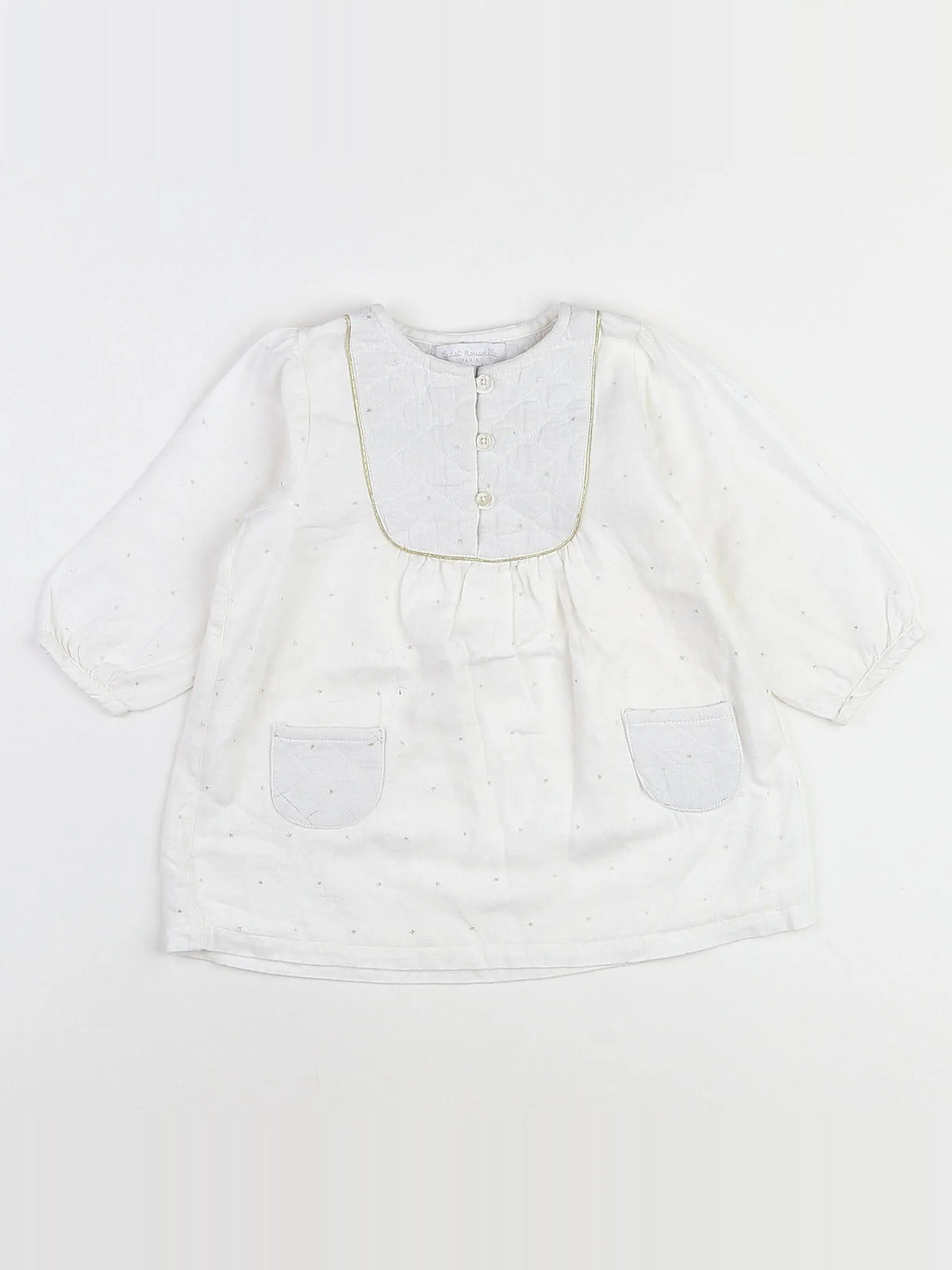 Cadet Rousselle - robe blanc - 12 mois