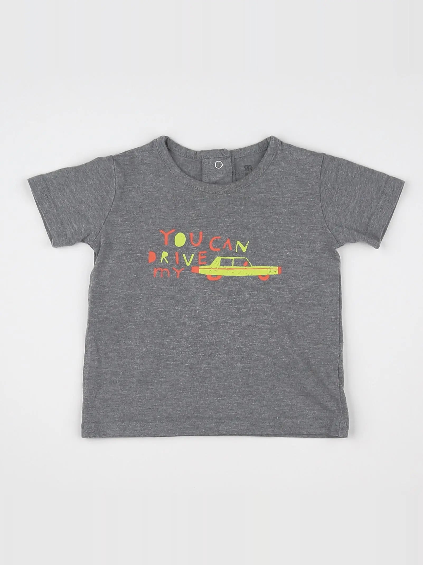 La Redoute - tee-shirt gris - 6 mois