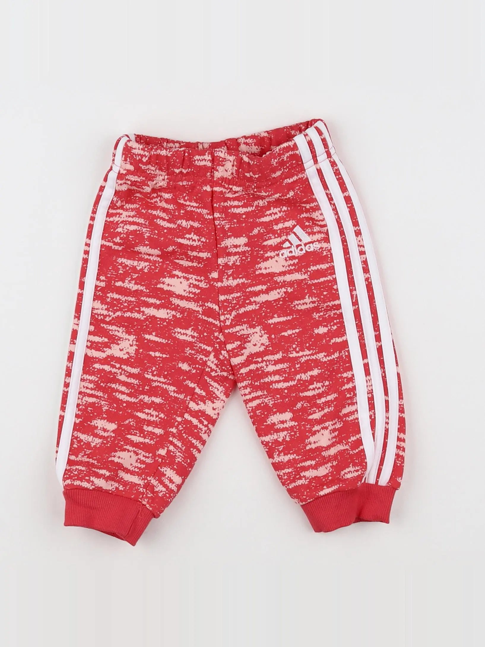 Adidas - jogging rose, blanc - 3/6 mois