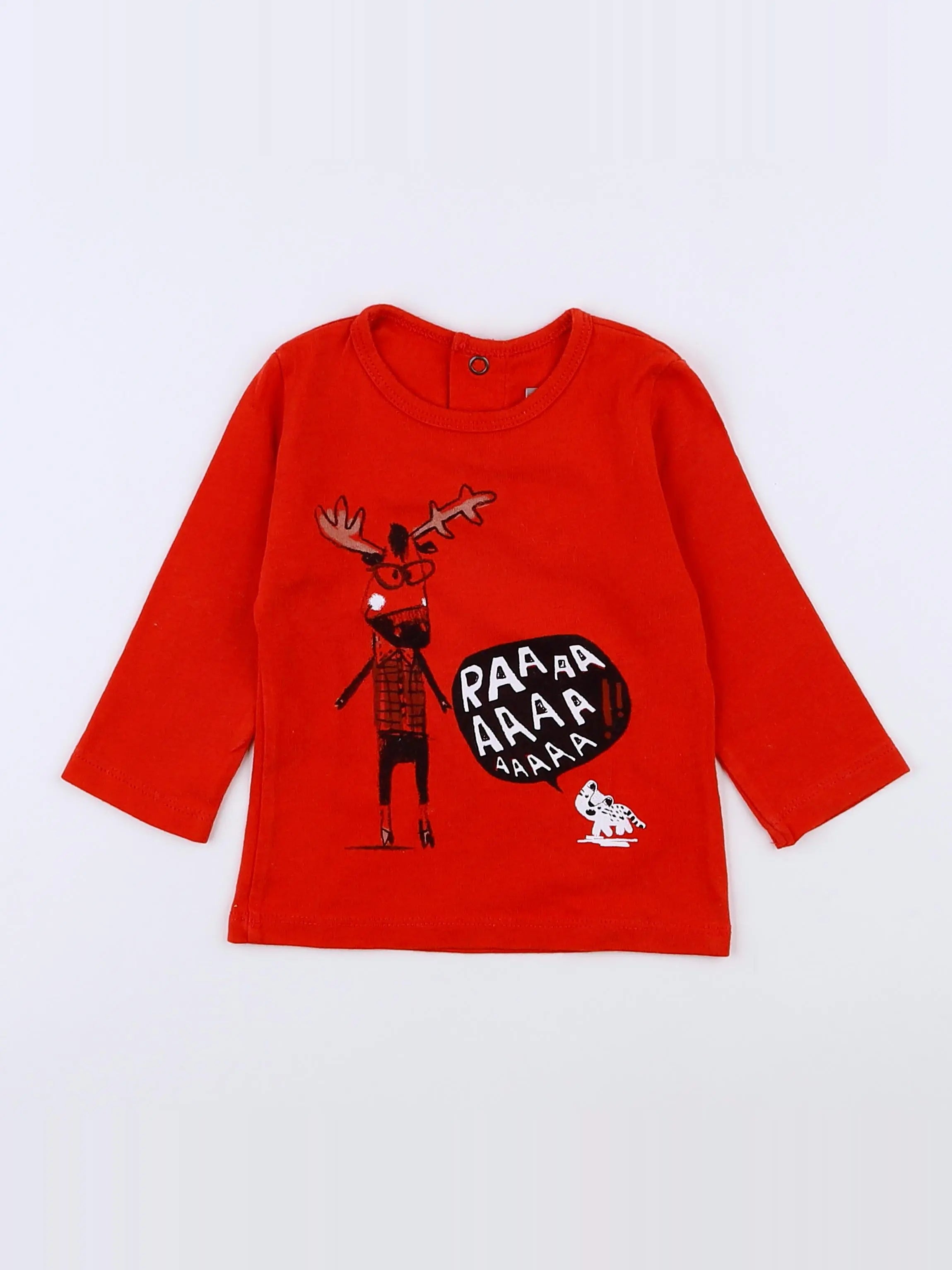 Catimini - tee-shirt rouge - 6 mois