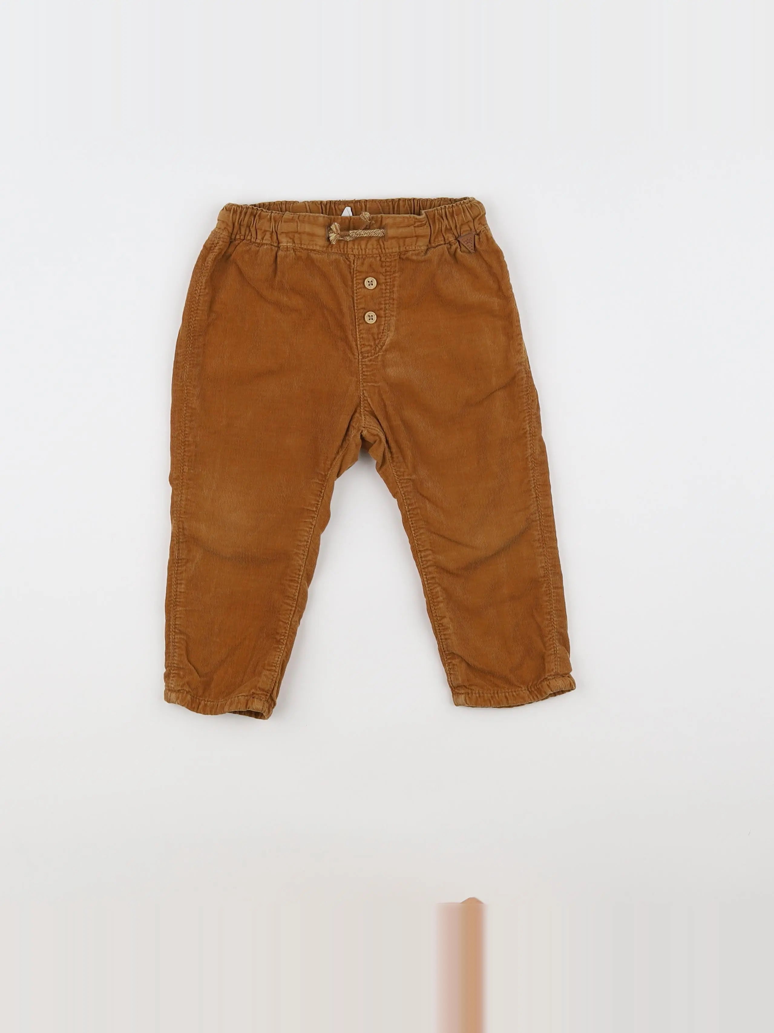 H&M - pantalon marron - 9/12 mois