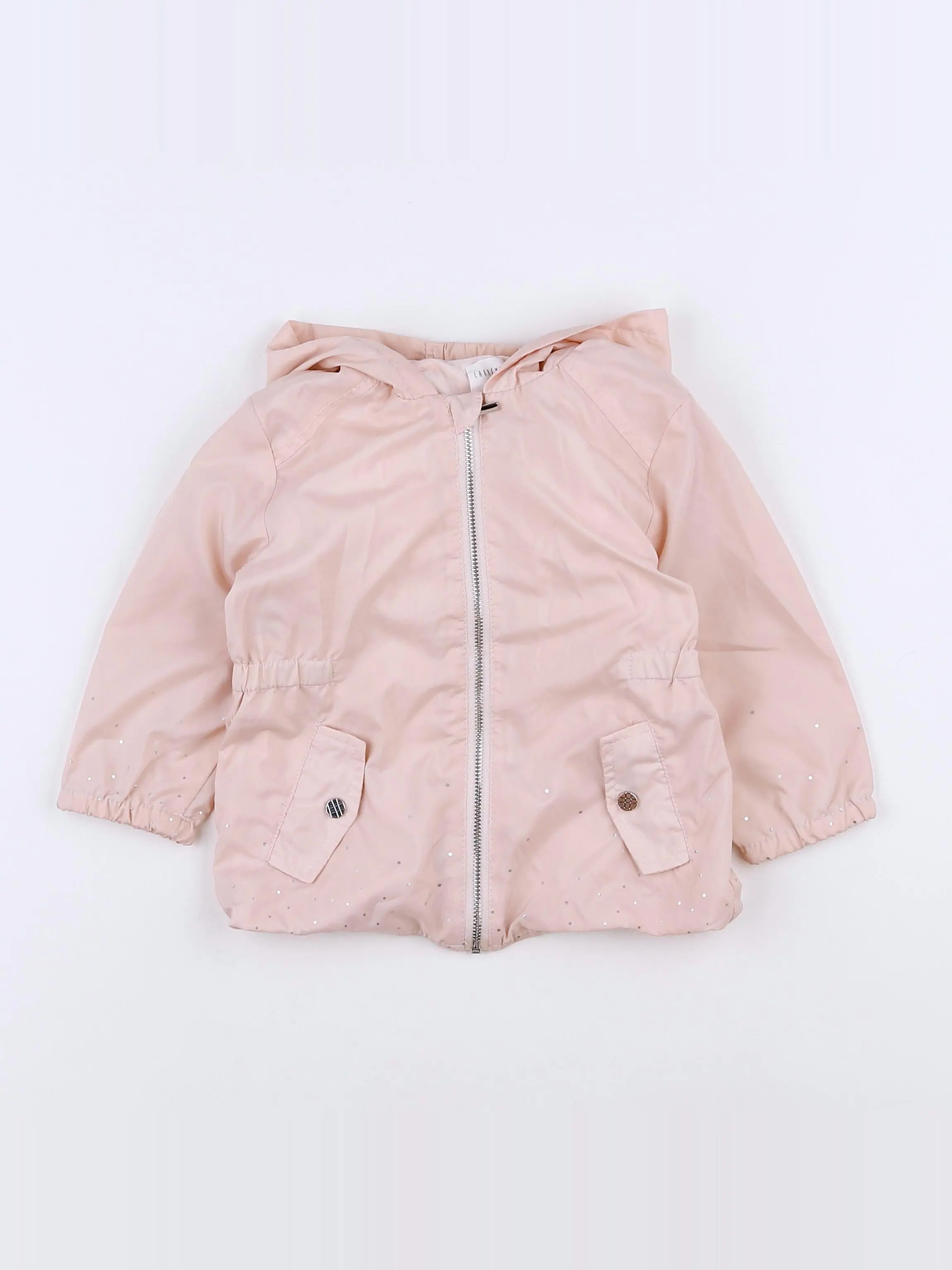 Carrément Beau - coupe-vent rose - 12 mois