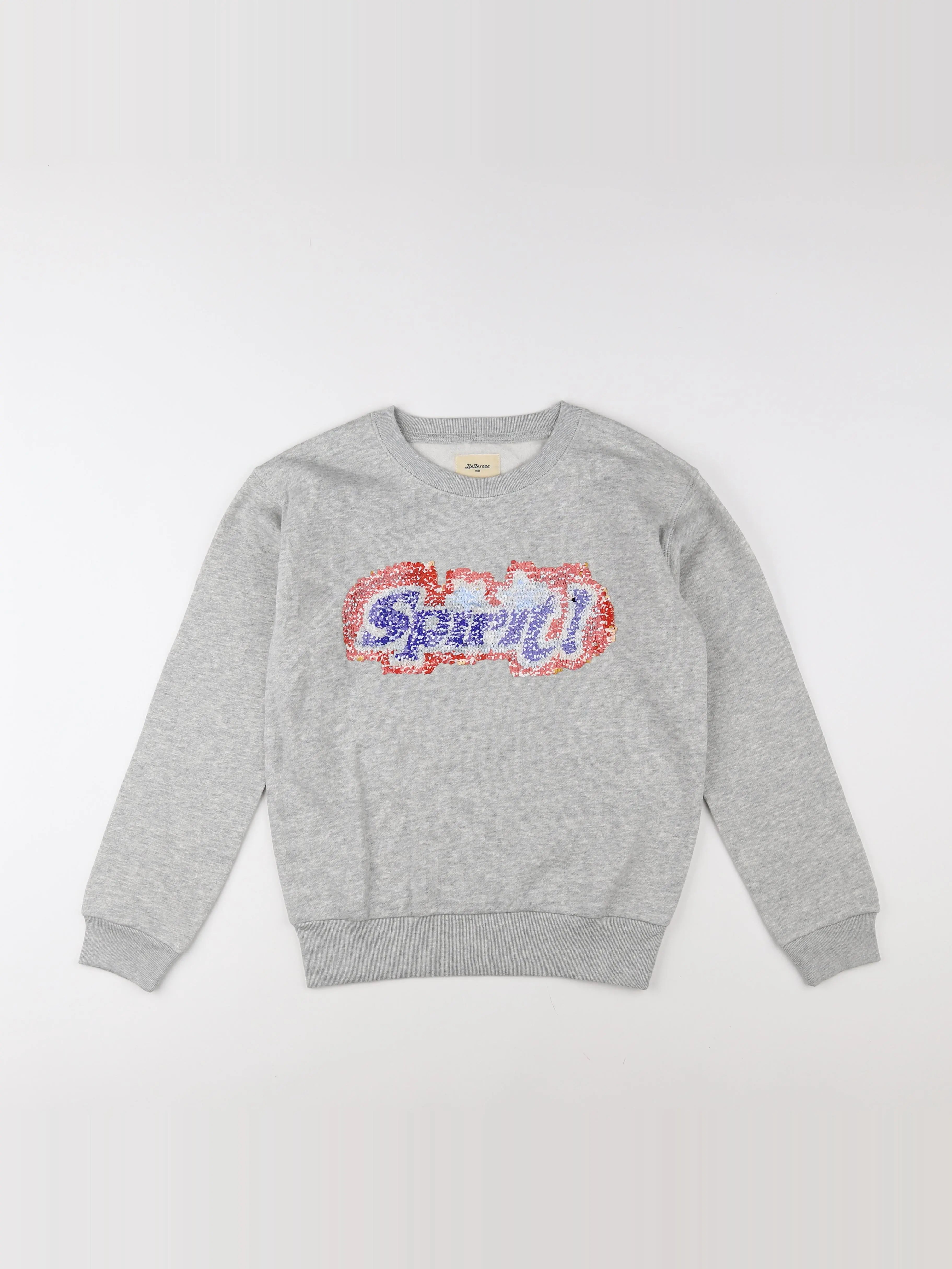 Bellerose - sweat gris (état neuf) - 14 ans