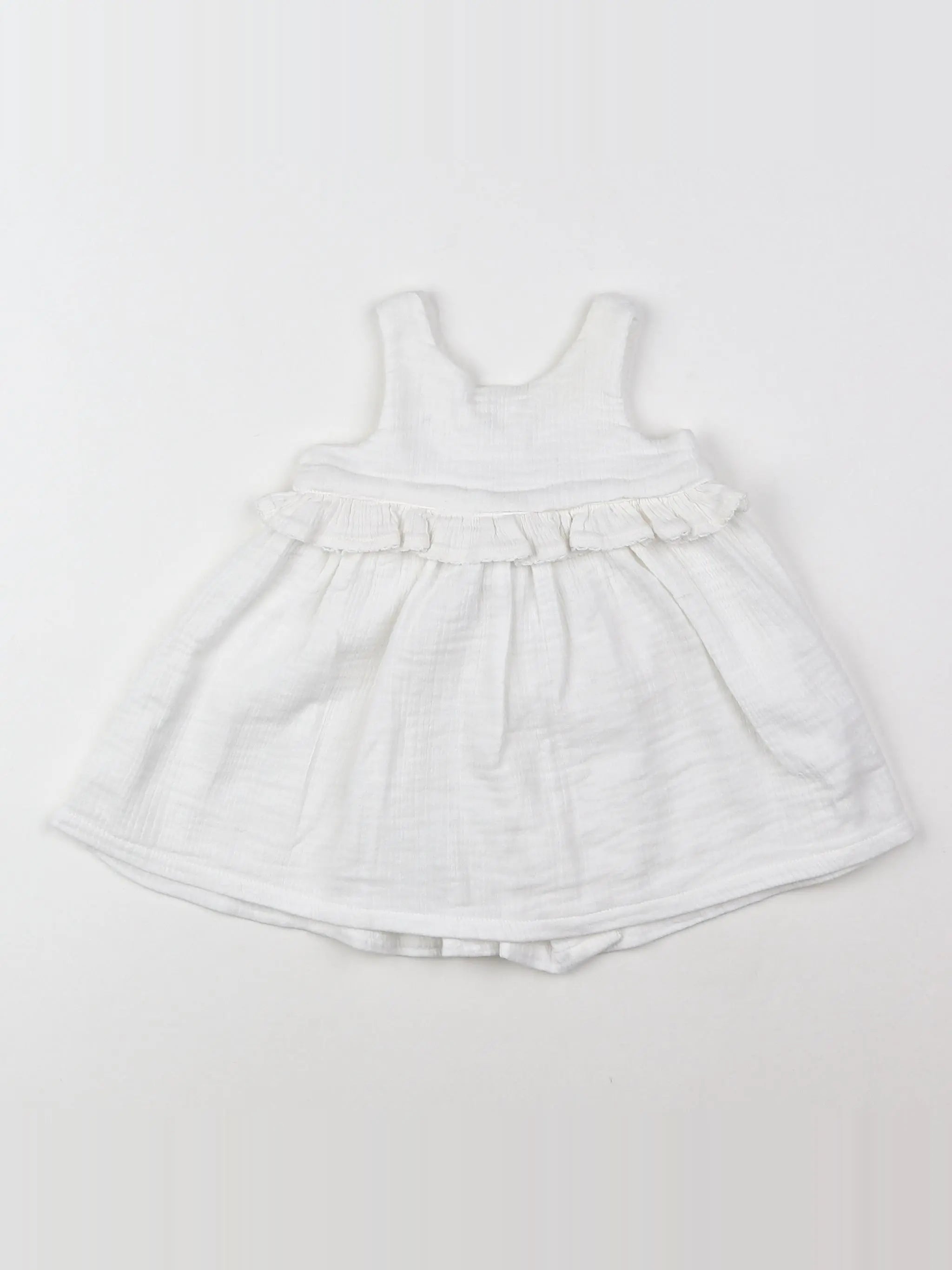 Boutchou - robe blanc - 3 mois