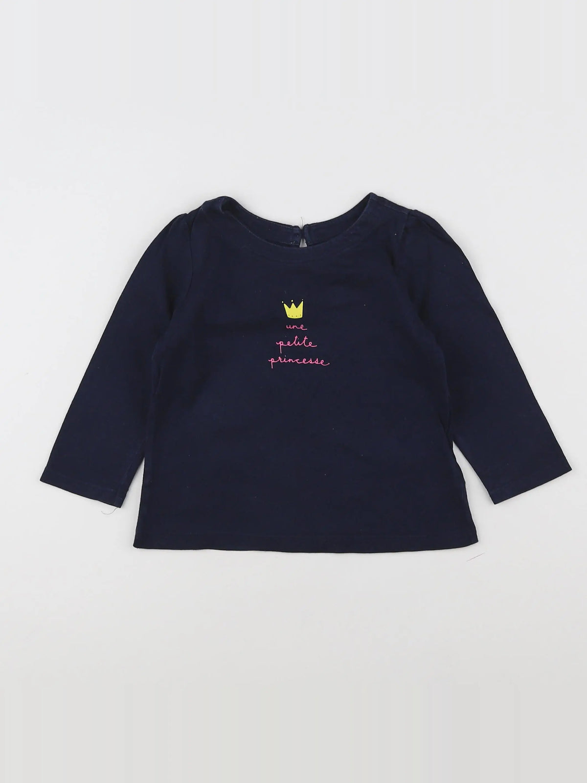 GAP - tee-shirt bleu, jaune - 12/18 mois