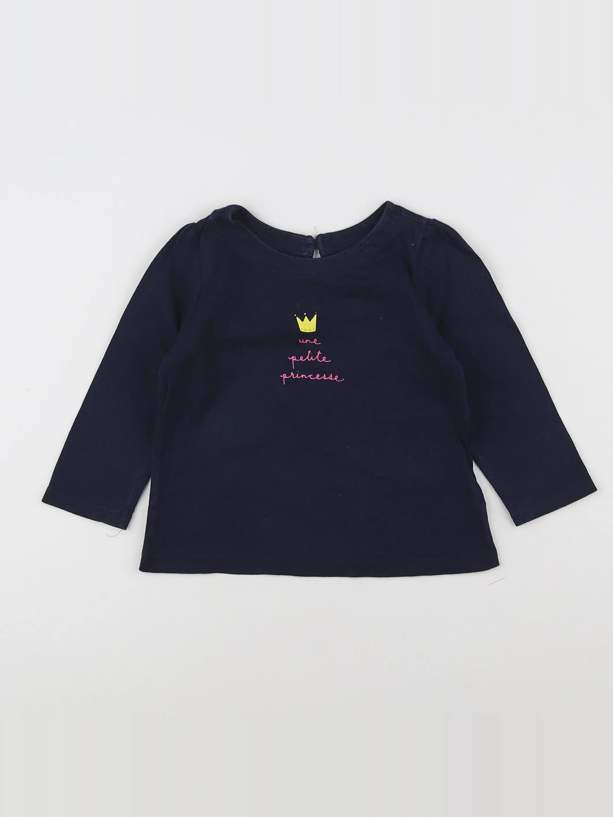 GAP - tee-shirt bleu, jaune - 12/18 mois