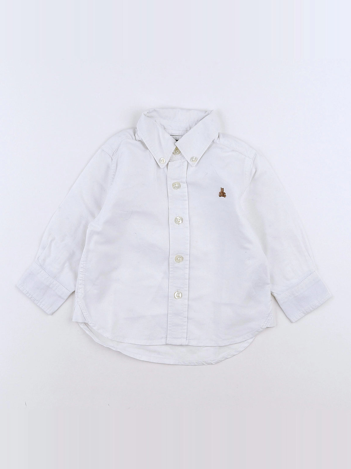 GAP - chemise blanc - 12/18 mois