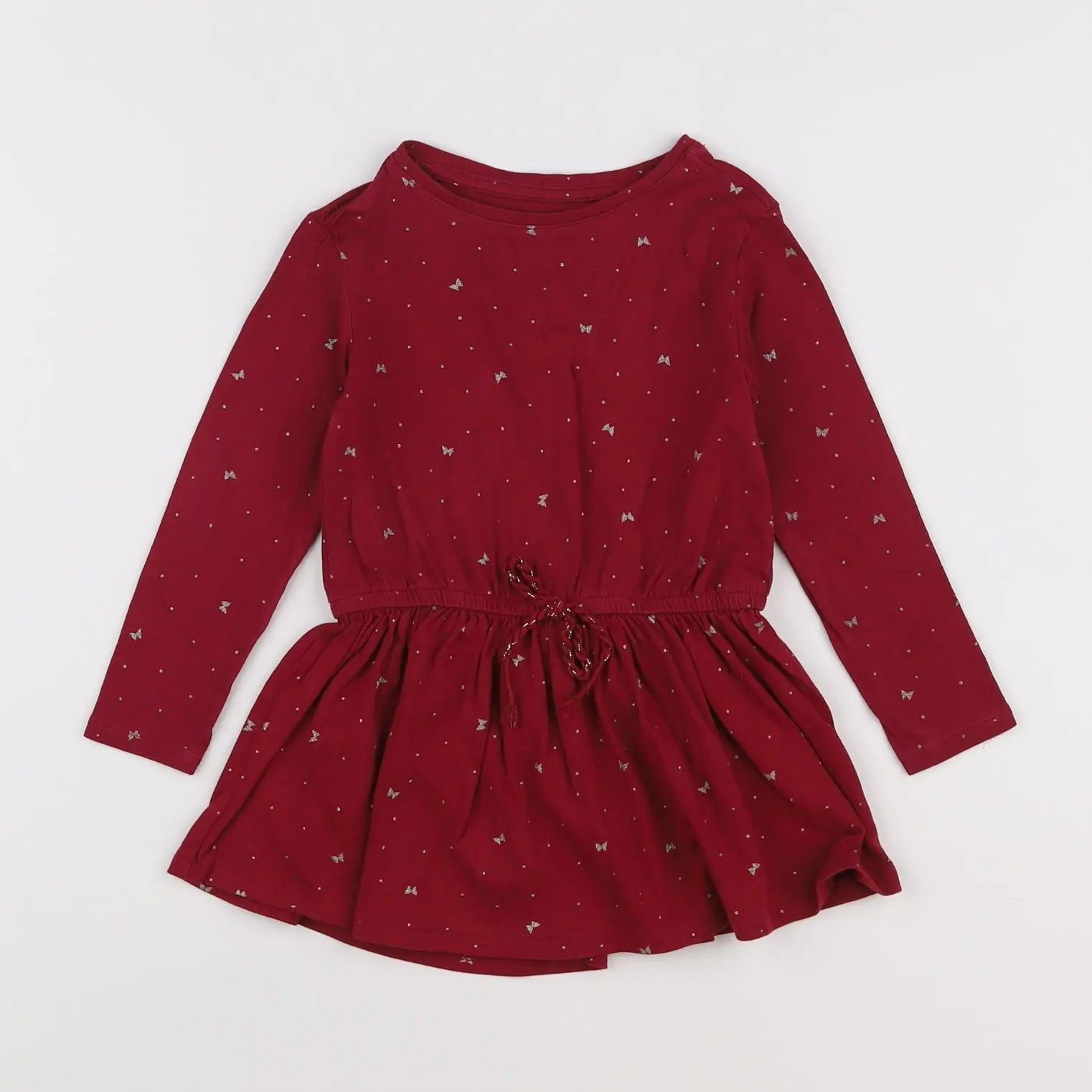 Vertbaudet - robe rouge - 2 ans