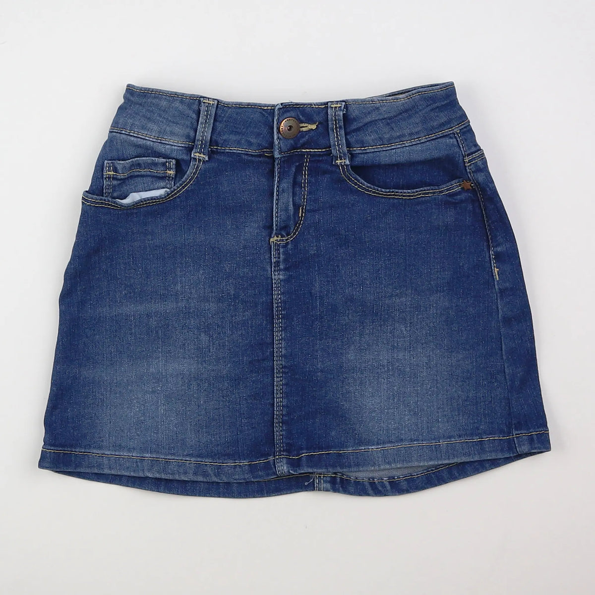 Vertbaudet - jupe bleu - 8 ans