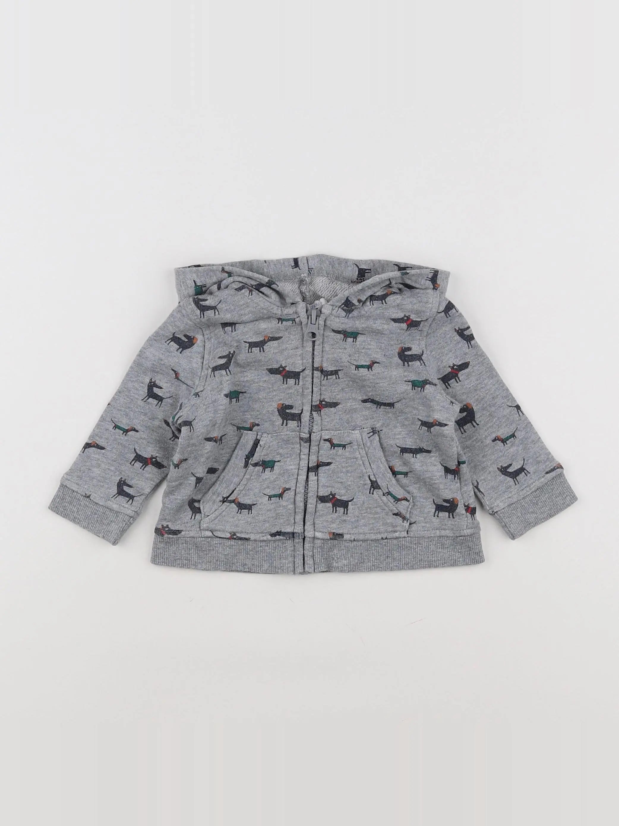 Boutchou - sweat gris - 6 mois