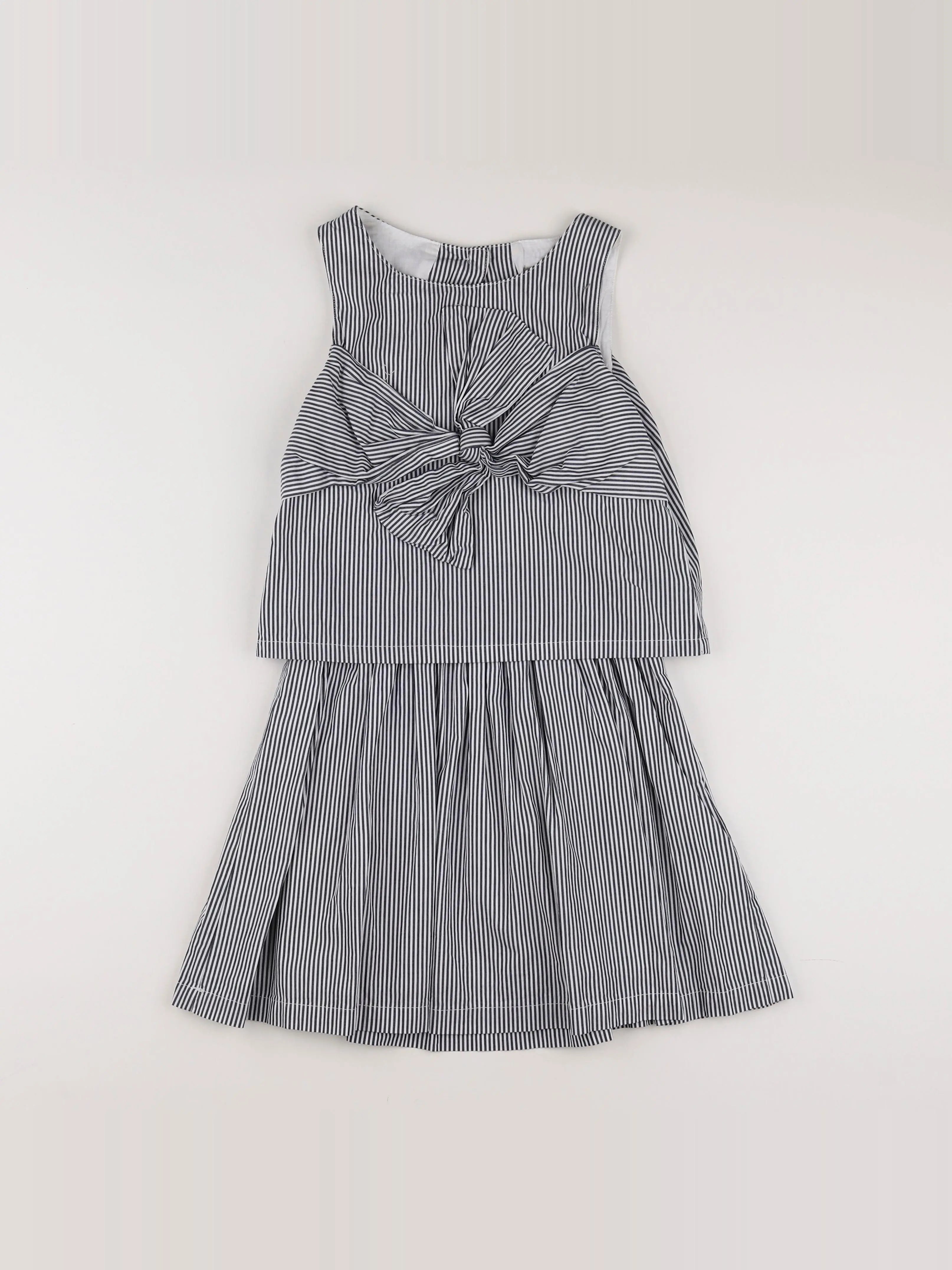 Vertbaudet - robe gris - 9 ans