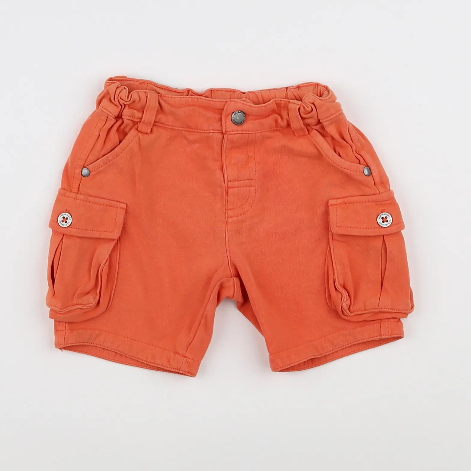 Vertbaudet - short orange - 12 mois
