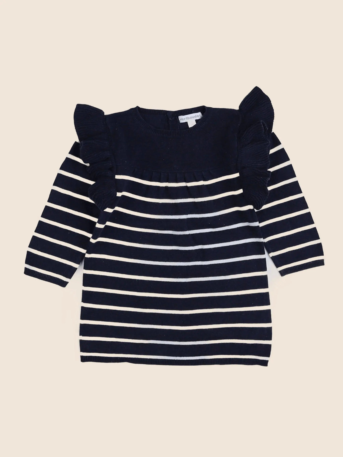 Vertbaudet - robe bleu - 18 mois